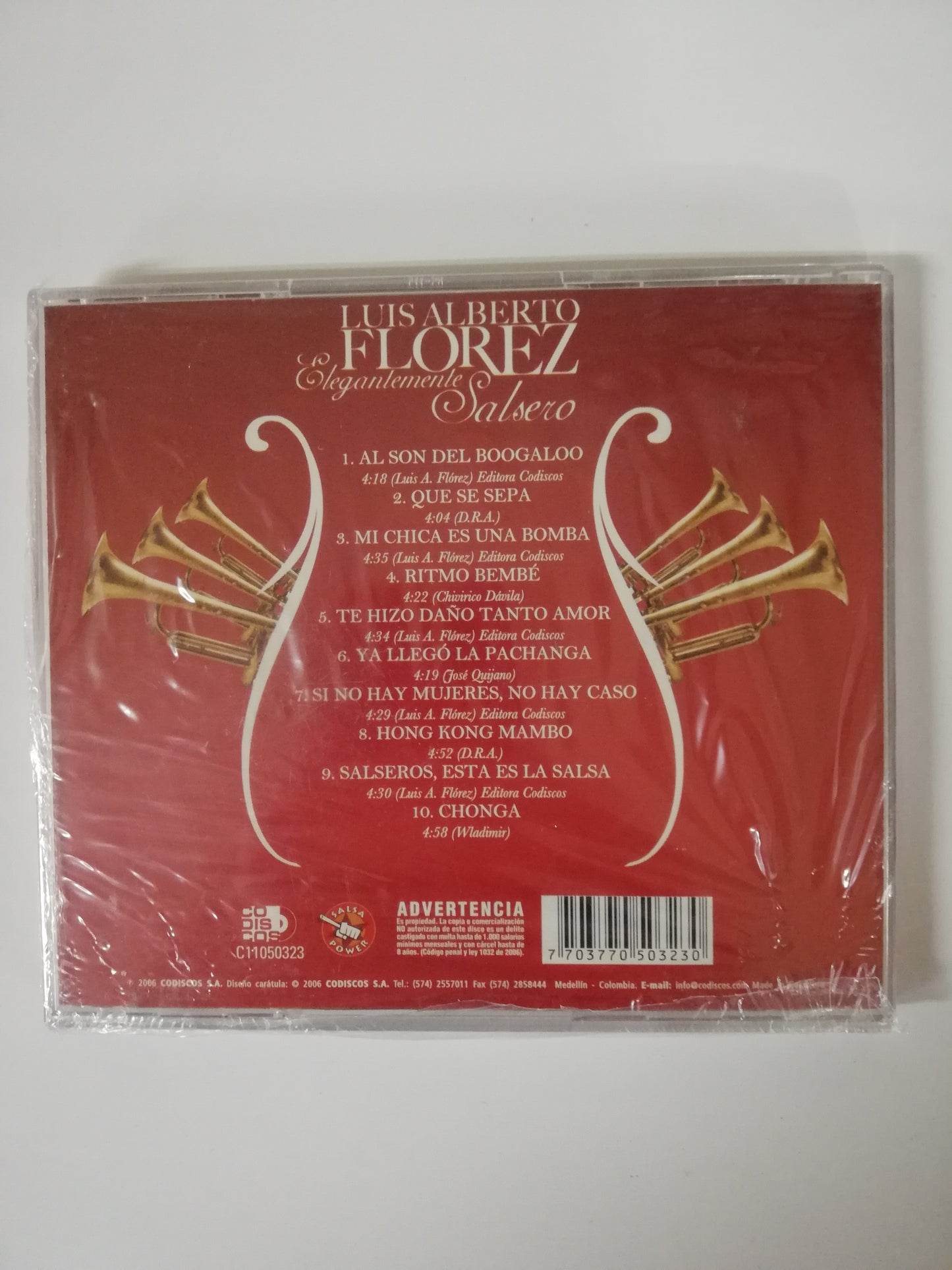 CD LUIS ALBERTO FLOREZ - ELEGANTEMENTE SALSERO