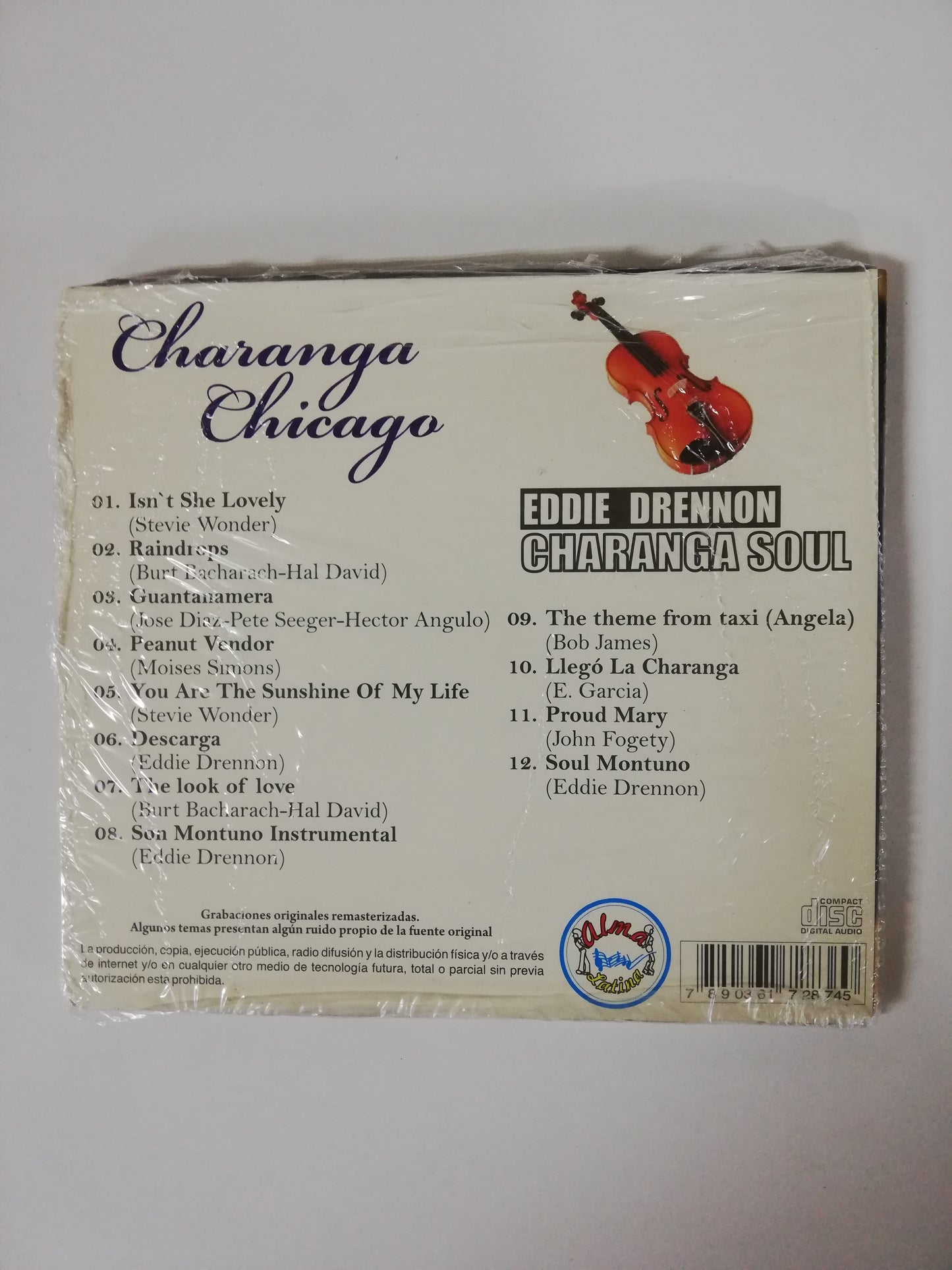 CD EDDIE DRENNON - CHARANGA SOUL - GRANDES EXITOS