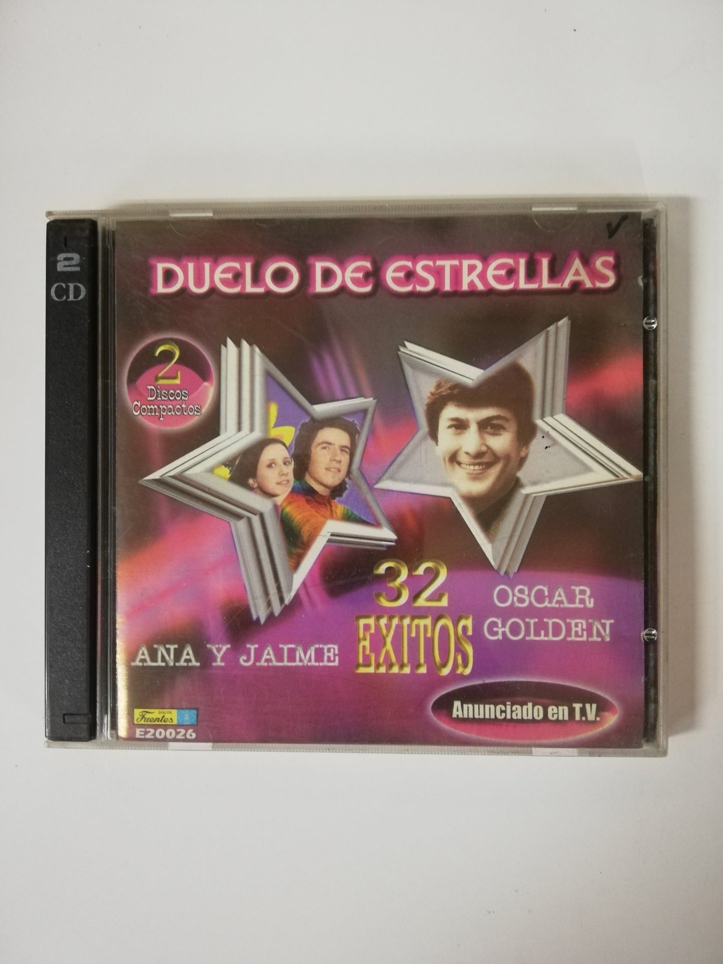 CD ANA Y JAIME / OSCAR GOLDEN - DUELO DE ESTRELLAS - CD X 2