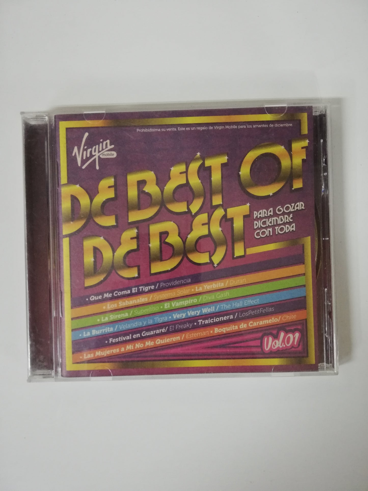 CD DE BEST OF DE BEST VOL. 1 - PARA GOZAR DICIEMBRE CON TODA