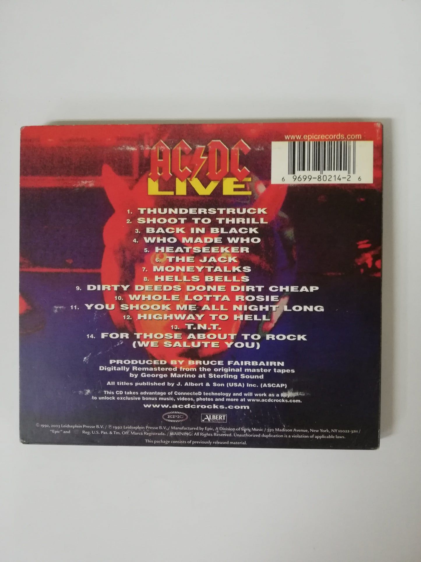 CD AC/DC - LIVE