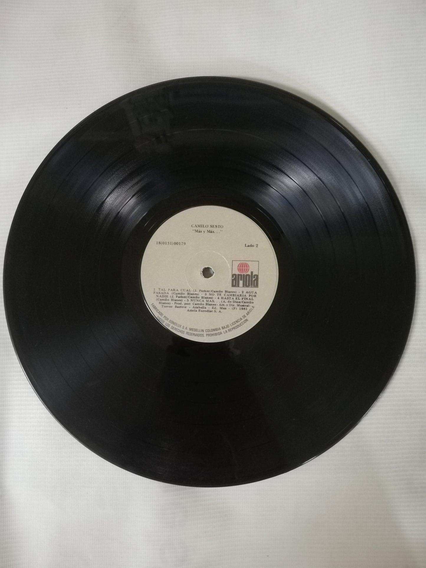 LP CAMILO SESTO - MÁS Y MÁS...