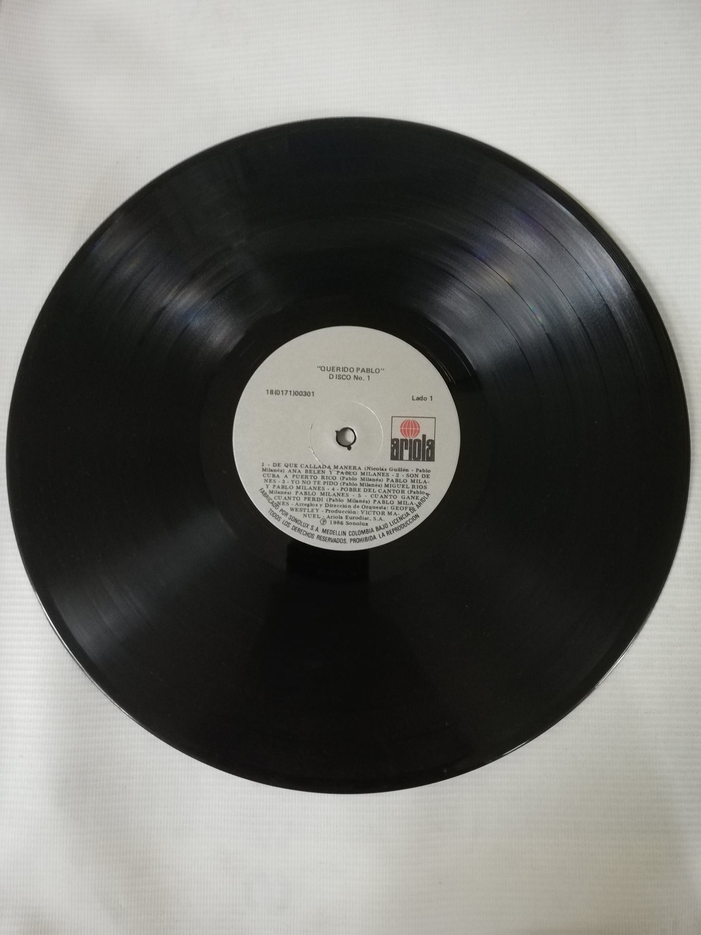 LP PABLO MILANES - QUERIDO PABLO  - VINYL X 2