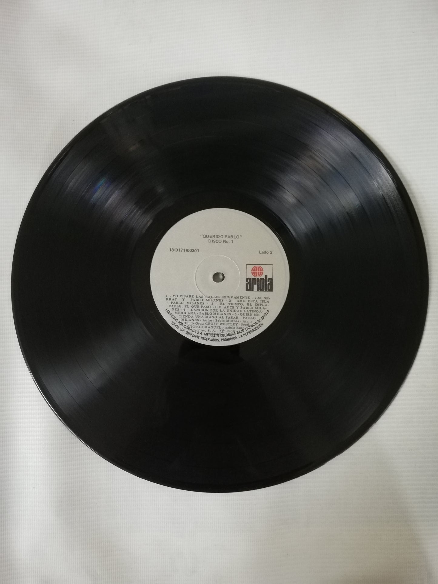 LP PABLO MILANES - QUERIDO PABLO  - VINYL X 2