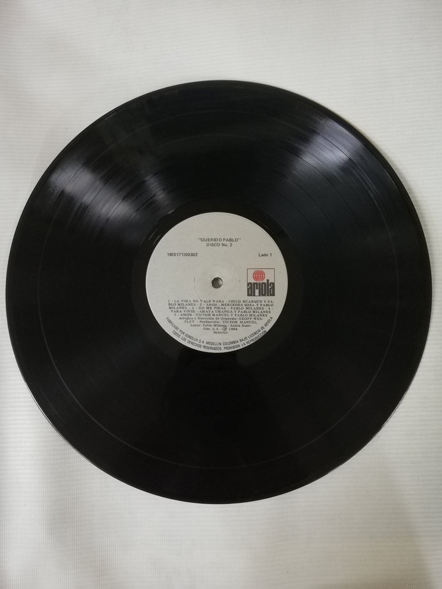 LP PABLO MILANES - QUERIDO PABLO  - VINYL X 2