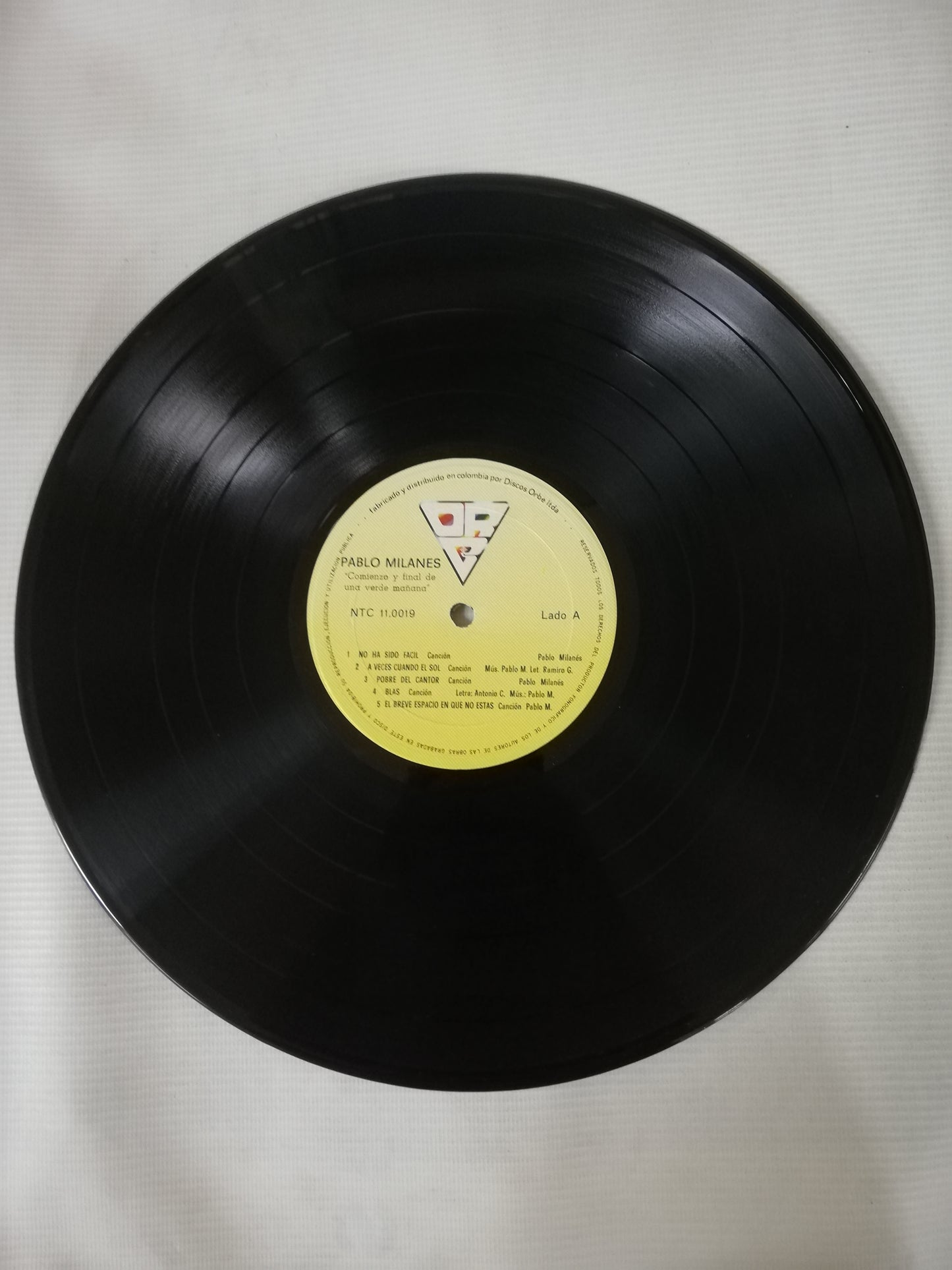 LP PABLO MILANES - COMIENZO Y FINAL DE UNA VERDE MAÑANA
