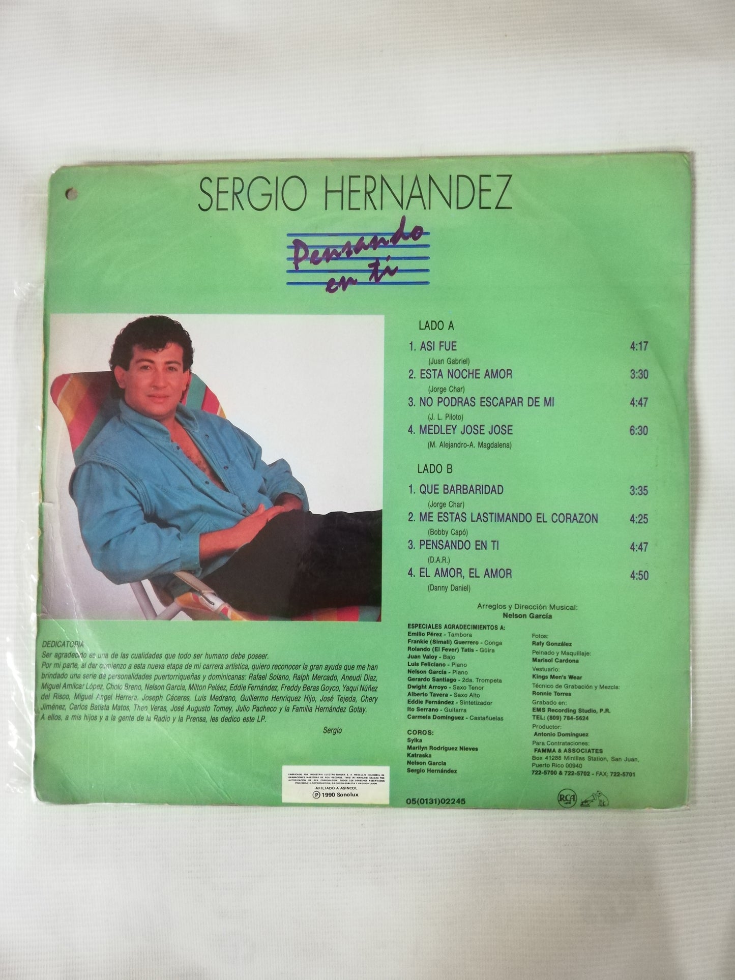 LP SERGIO HERNANDEZ - PENSANDO EN TI