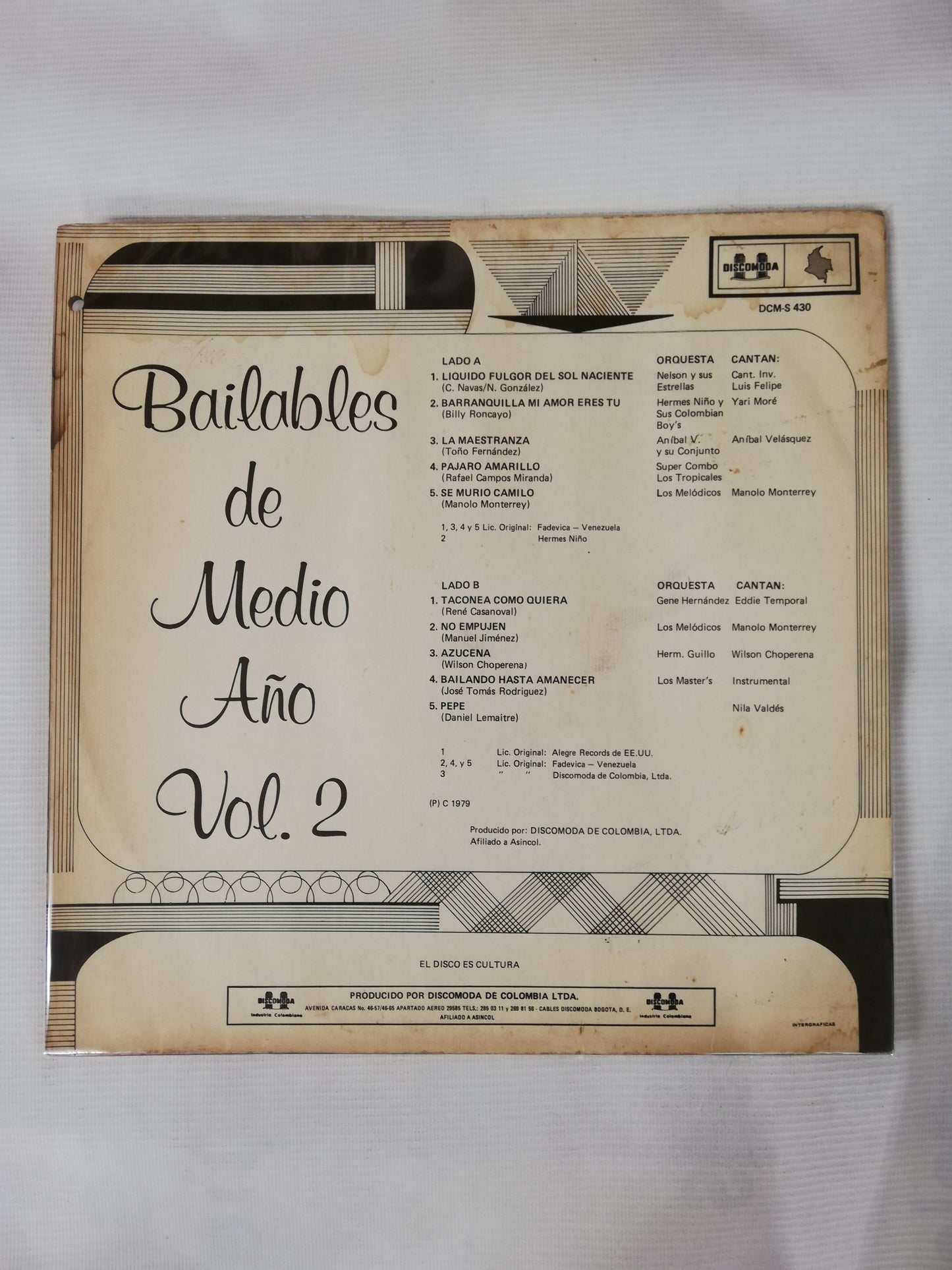LP BAILABLES DE MEDIO AÑO - BAILABLES DE MEDIO AÑO VOL. 2