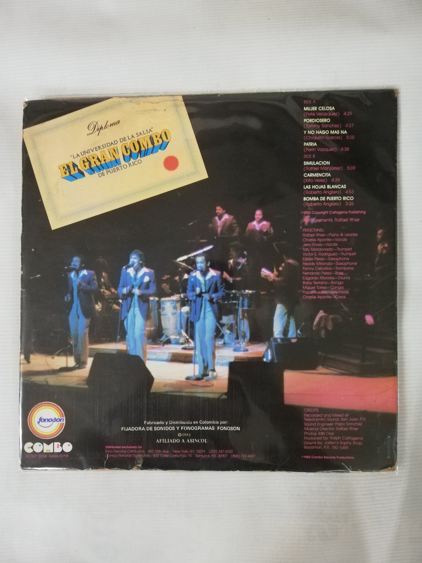 LP EL GRAN COMBO DE PUERTO RICO - LA UNIVERSIDAD DE LA SALSA