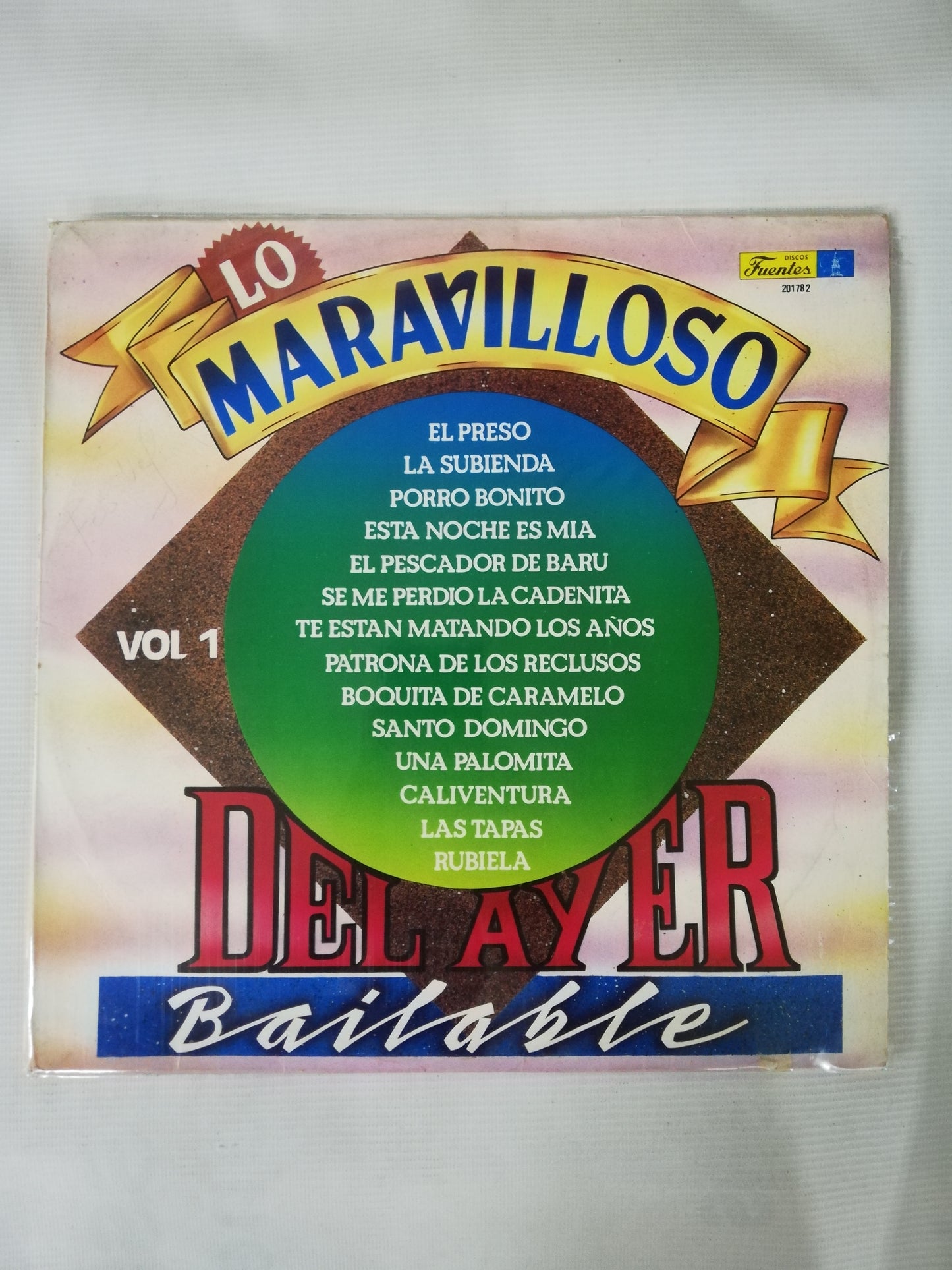 LP LO MARAVILLOSO DEL AYER BAILABLE VOL. 1 - VARIOS INTÉRPRETES