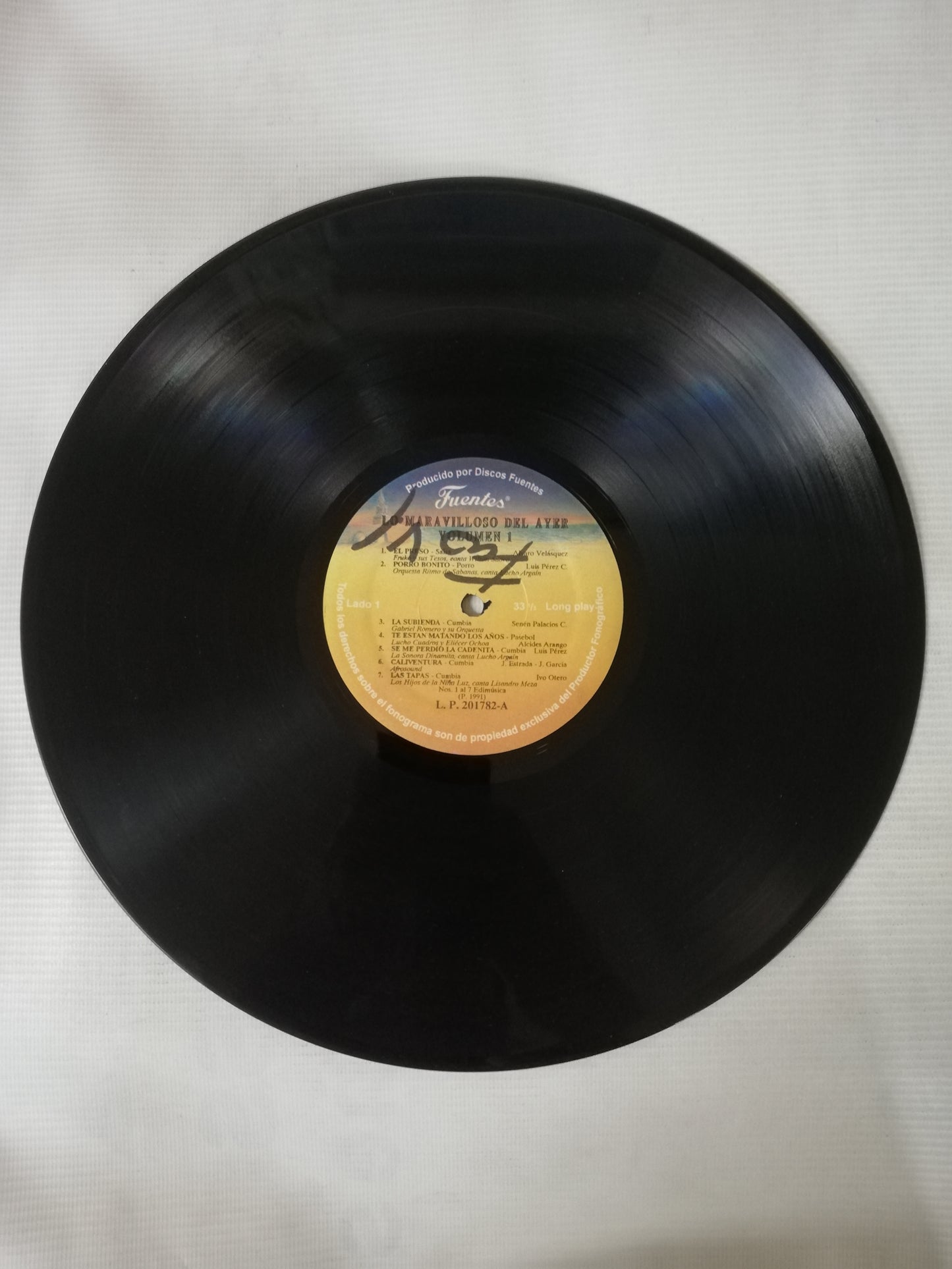 LP LO MARAVILLOSO DEL AYER BAILABLE VOL. 1 - VARIOS INTÉRPRETES