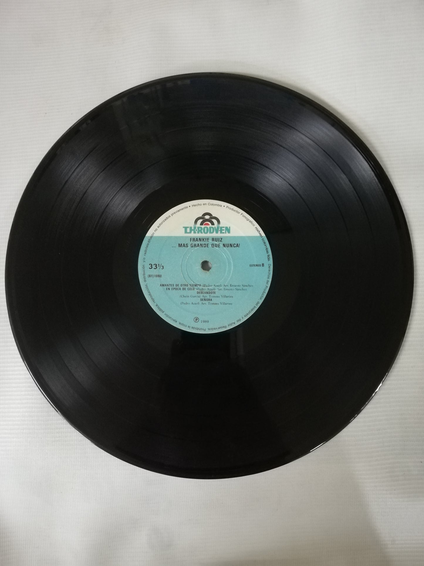 LP FRANKIE RUIZ - MÁS GRANDE QUE NUNCA!