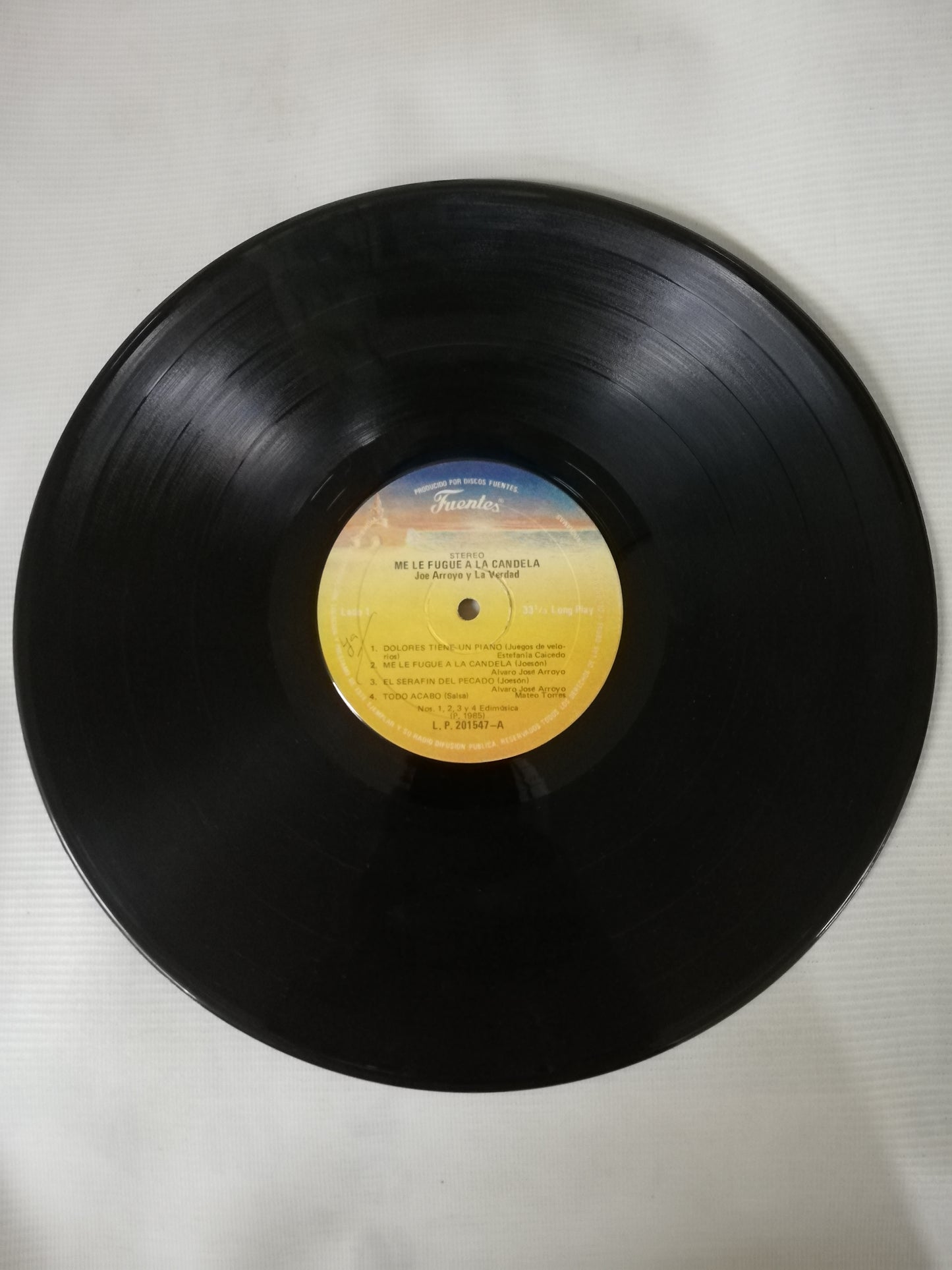 LP JOE ARROYO Y LA VERDAD - ME LE FUGUE A LA CANDELA