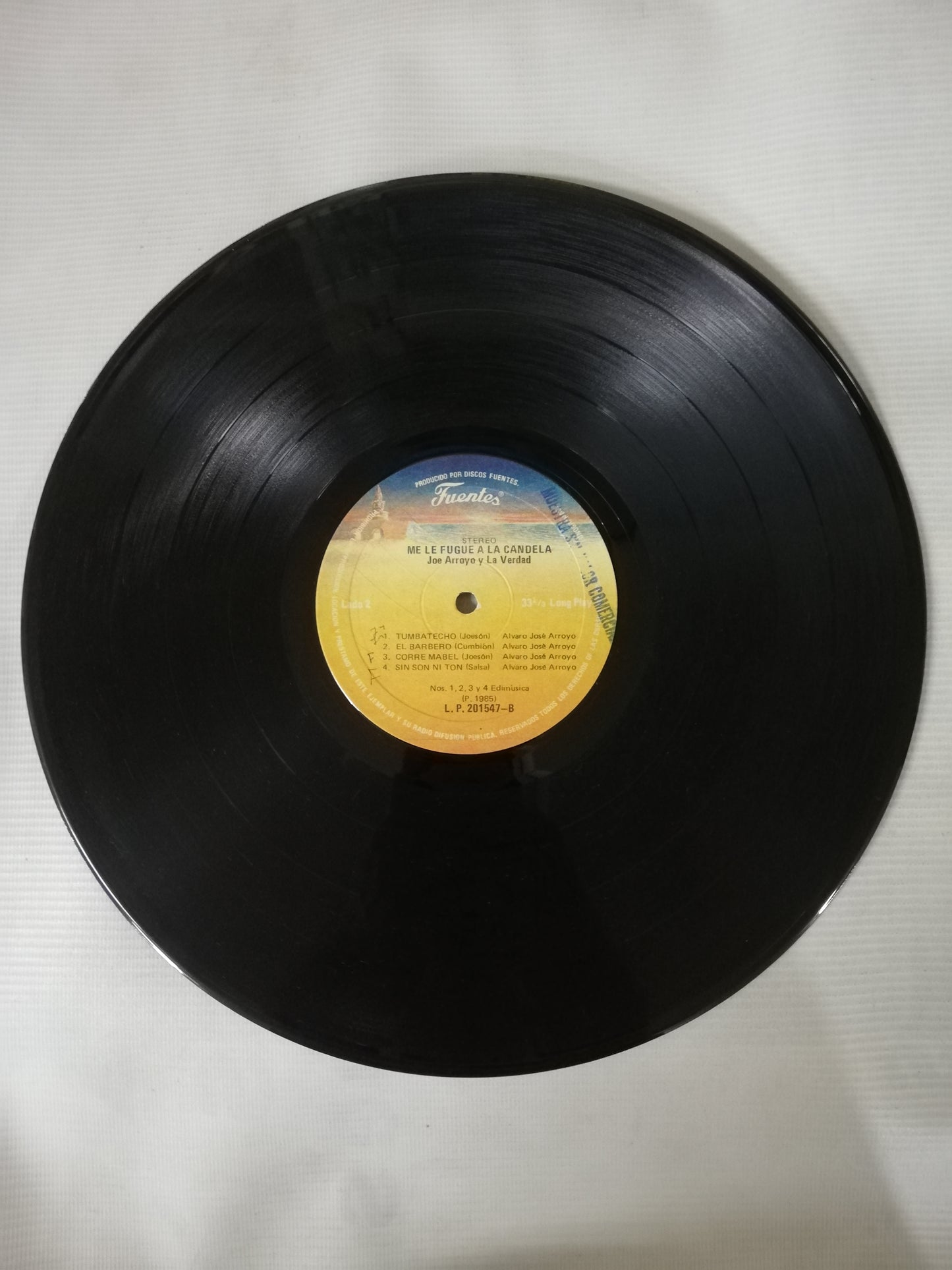 LP JOE ARROYO Y LA VERDAD - ME LE FUGUE A LA CANDELA