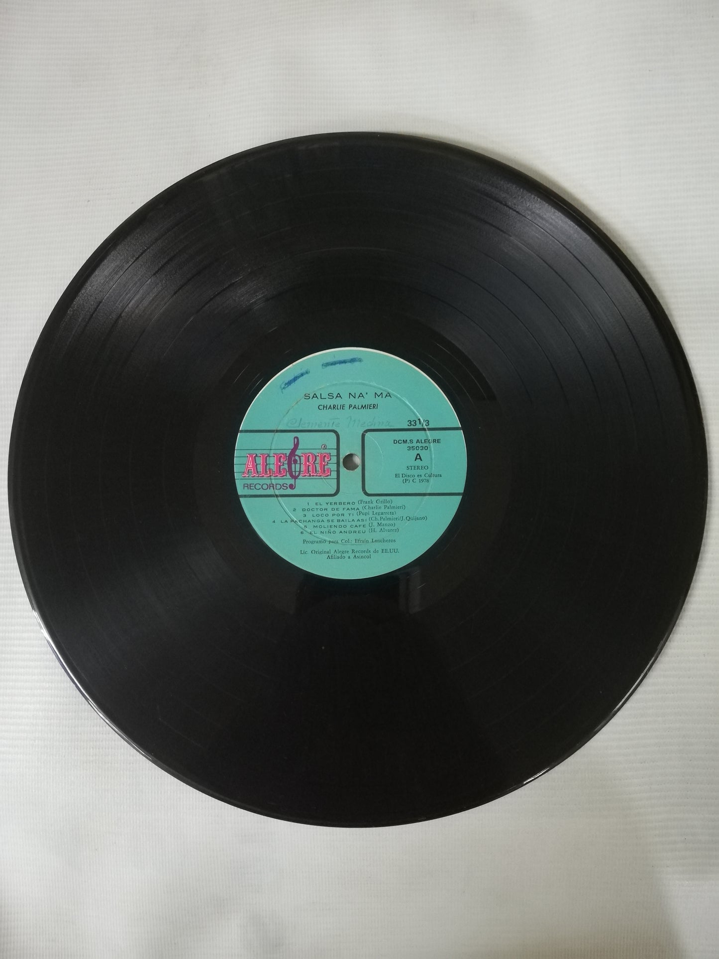 LP CHARLIE PALMIERI Y SU CHARANGA LA DUBONEY