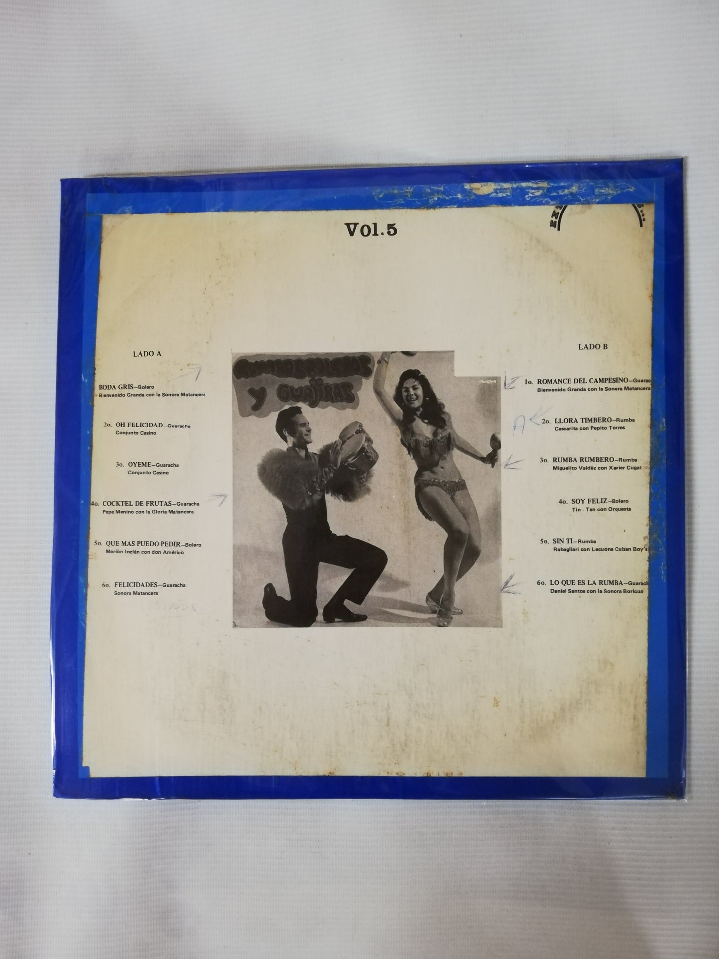 LP RUMBAS, BOLEROS Y GUAJIRAS - RUMBAS, BOLEROS Y GUAJIRAS VOL. 5