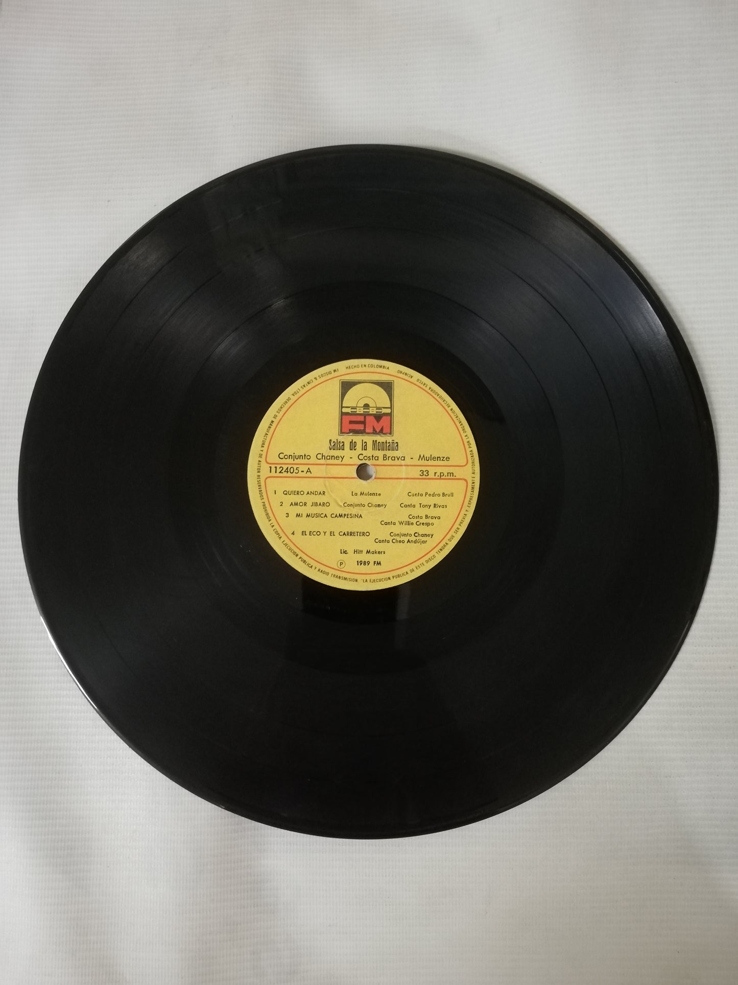 LP CONJUNTO CHANEY / COSTA BRAVA / MULENZE - SALSA DE LA MONTAÑA