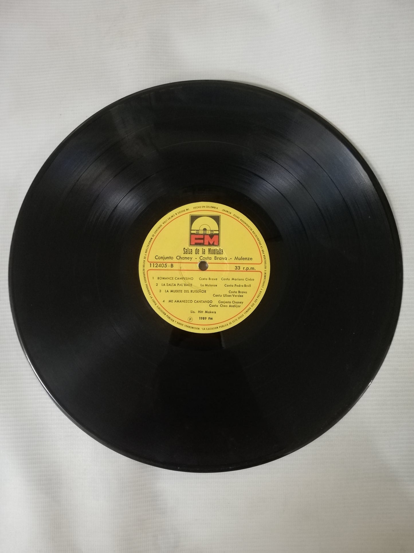 LP CONJUNTO CHANEY / COSTA BRAVA / MULENZE - SALSA DE LA MONTAÑA
