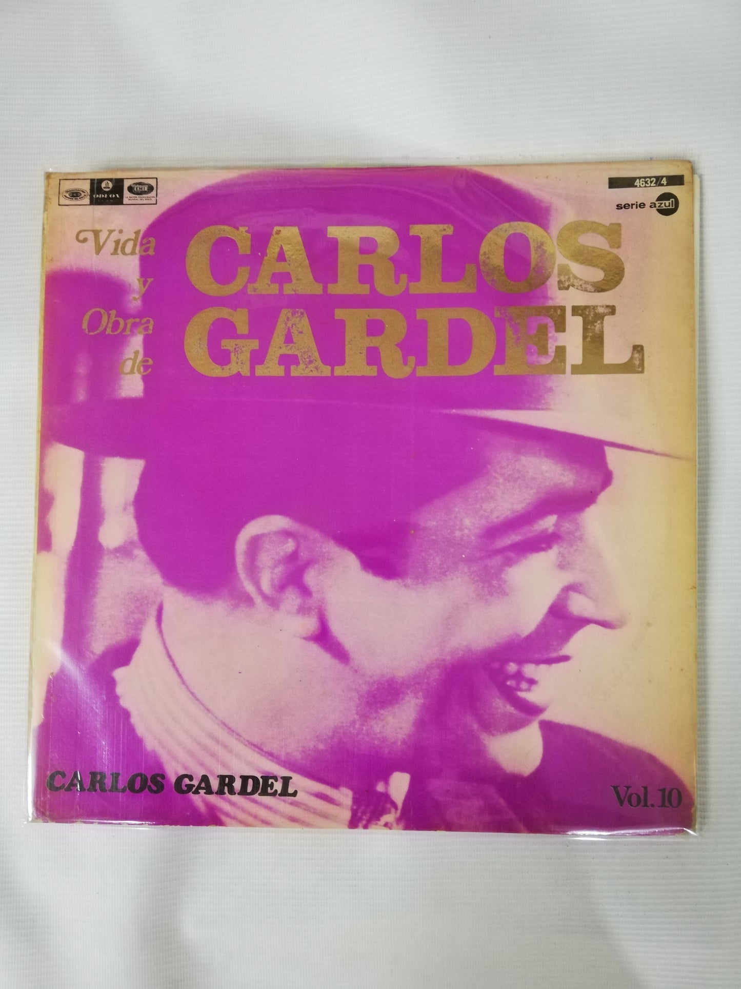 LP CARLOS GARDEL - VIDA Y OBRA DE CARLOS GARDEL VOL. 10