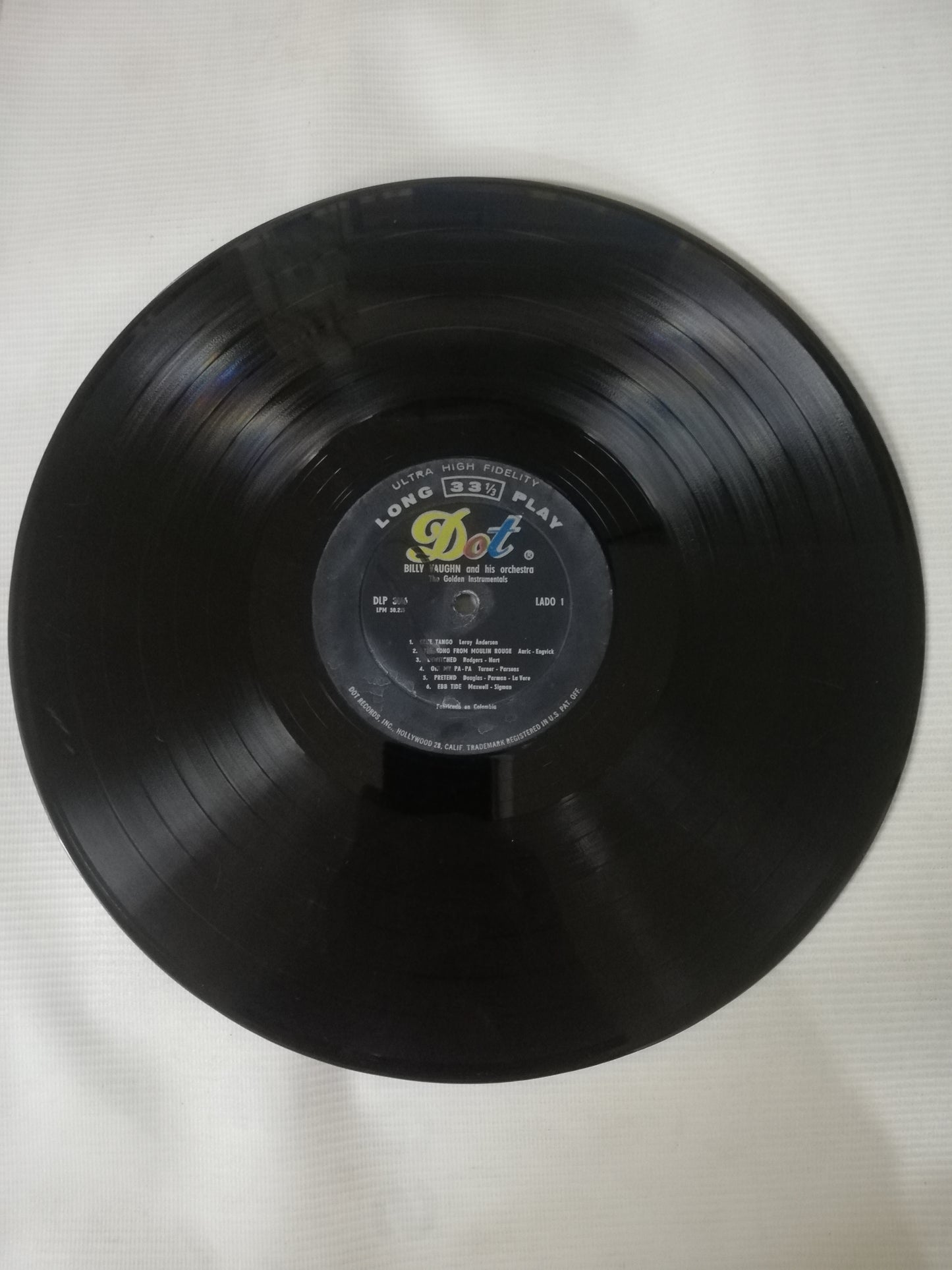 LP BILLY VAUGHN AND HIS ORCHESTRA - THE GOLDEN INSTRUMENTALS