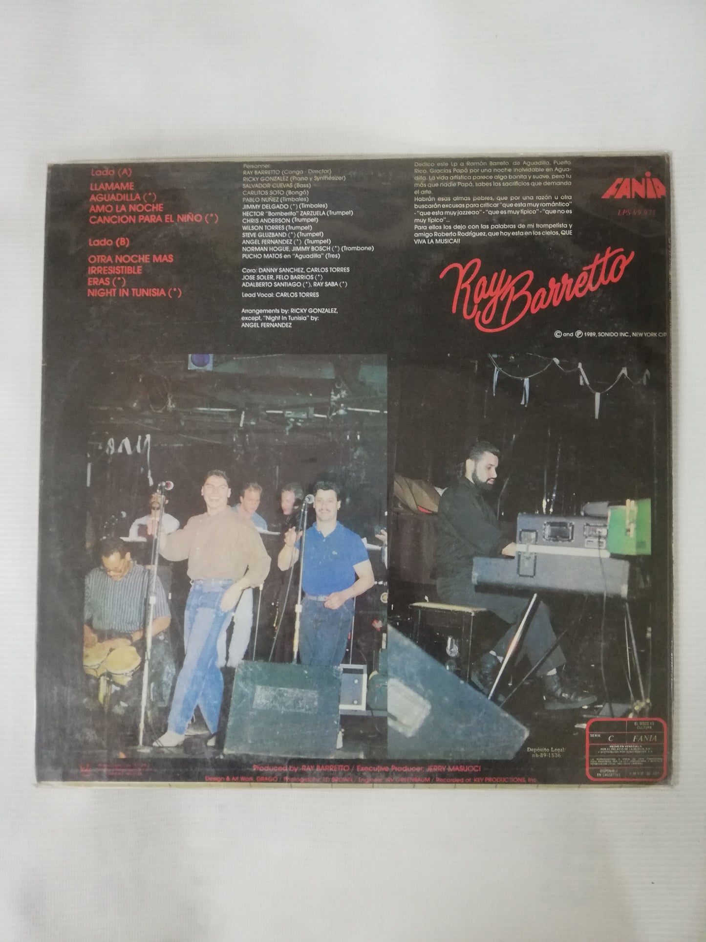 LP RAY BARRETTO - IRRESISTIBLE