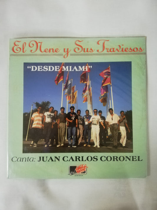 LP EL NENE Y SUS TRAVIESOS CANTA: JUAN CARLOS CORONEL - DESDE MIAMI