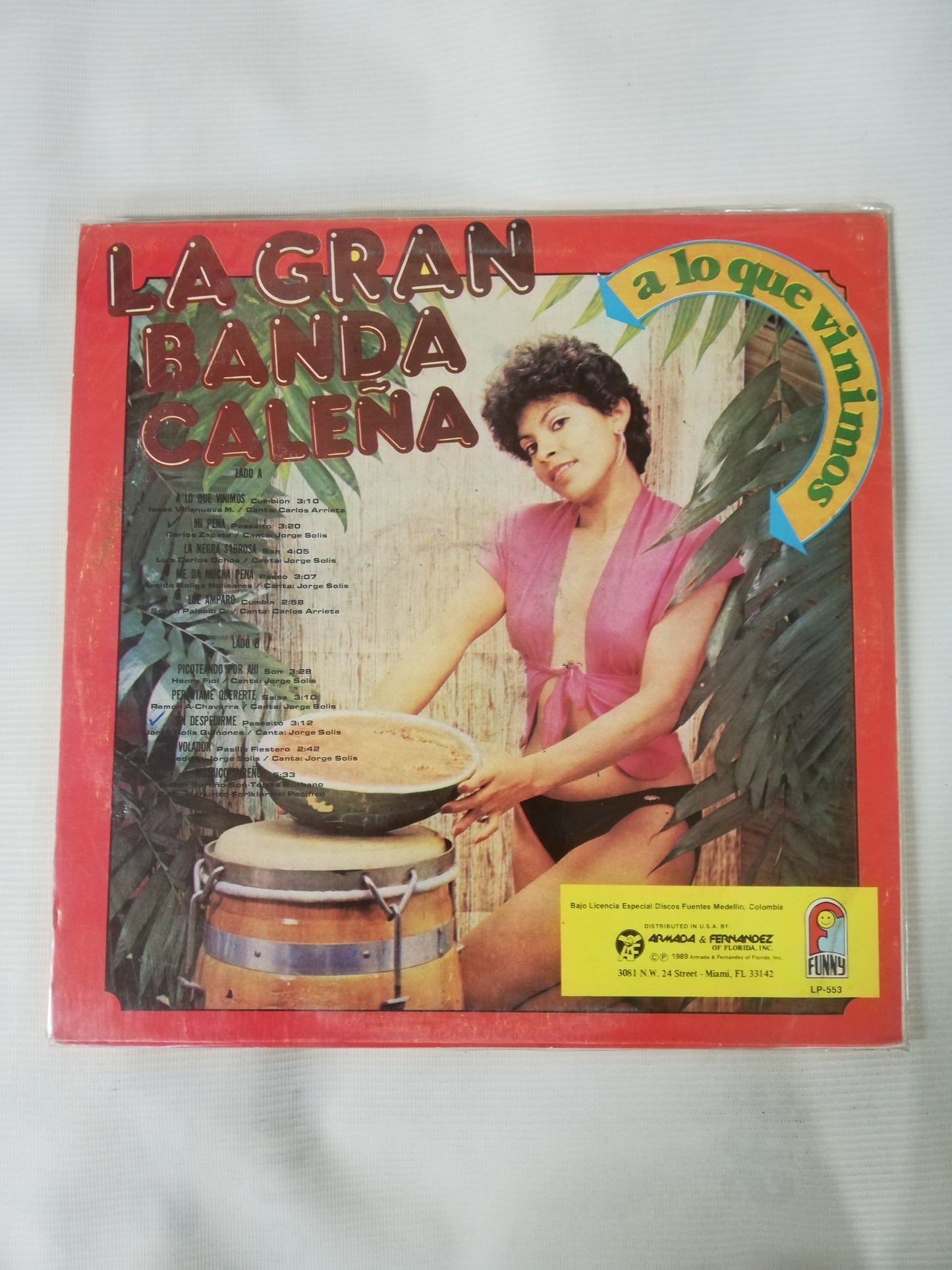 LP LA GRAN BANDA CALEÑA - A LO QUE VINIMOS - 10 ANIVERSARIO