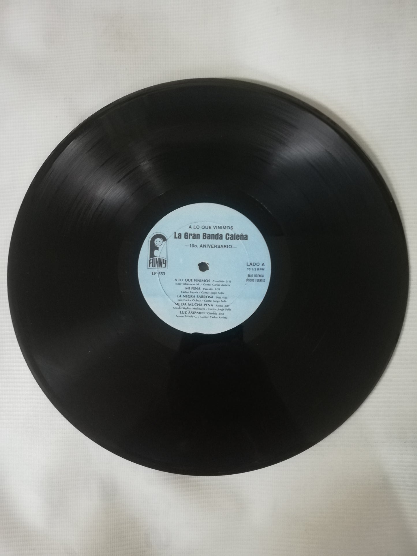 LP LA GRAN BANDA CALEÑA - A LO QUE VINIMOS - 10 ANIVERSARIO