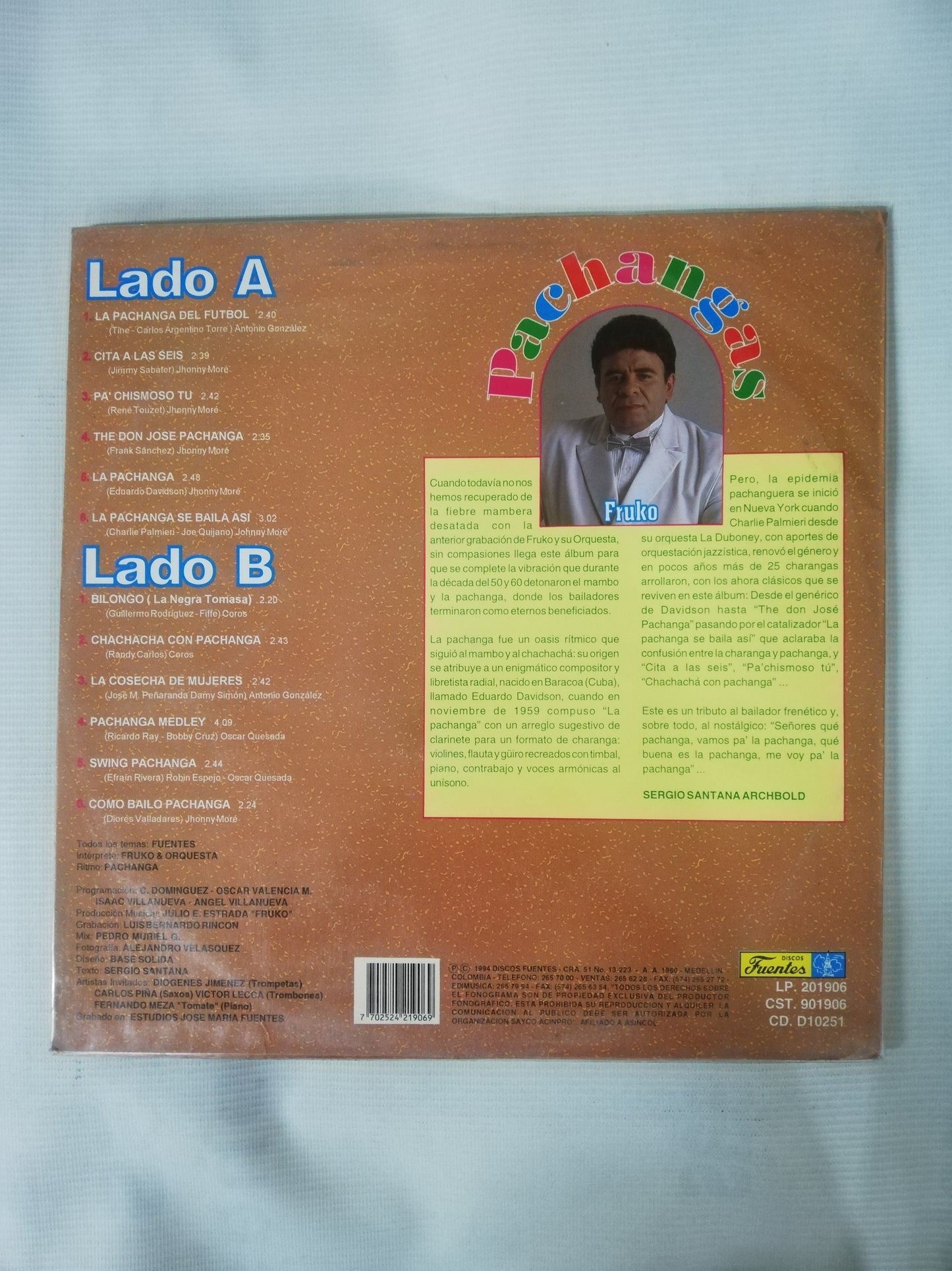 LP FRUKO Y SU ORQUESTA - PACHANGAS