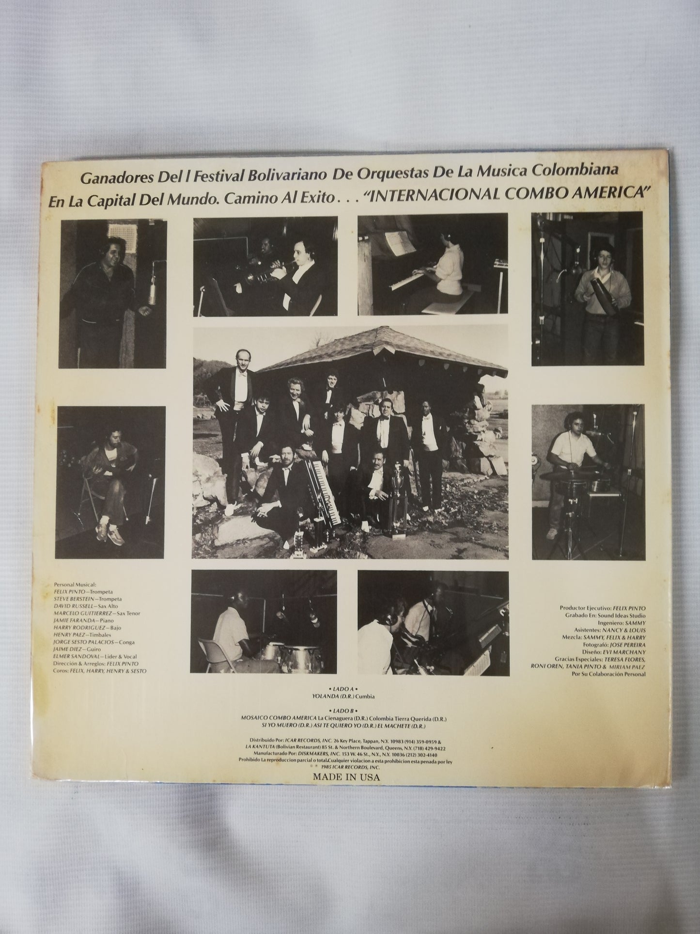 LP INTERNACIONAL COMBO AMERICA - DE NUEVA YORK PARA EL MUNDO ENTERO!