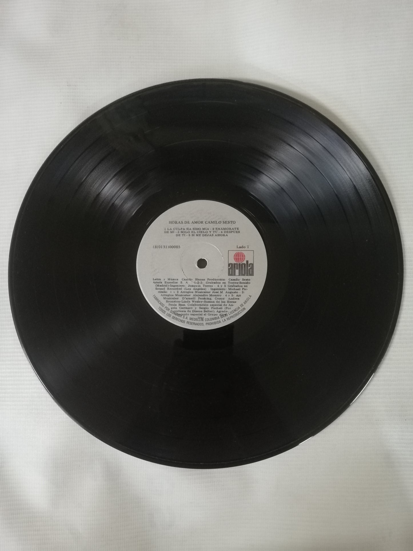 LP CAMILO SESTO - HORAS DE AMOR