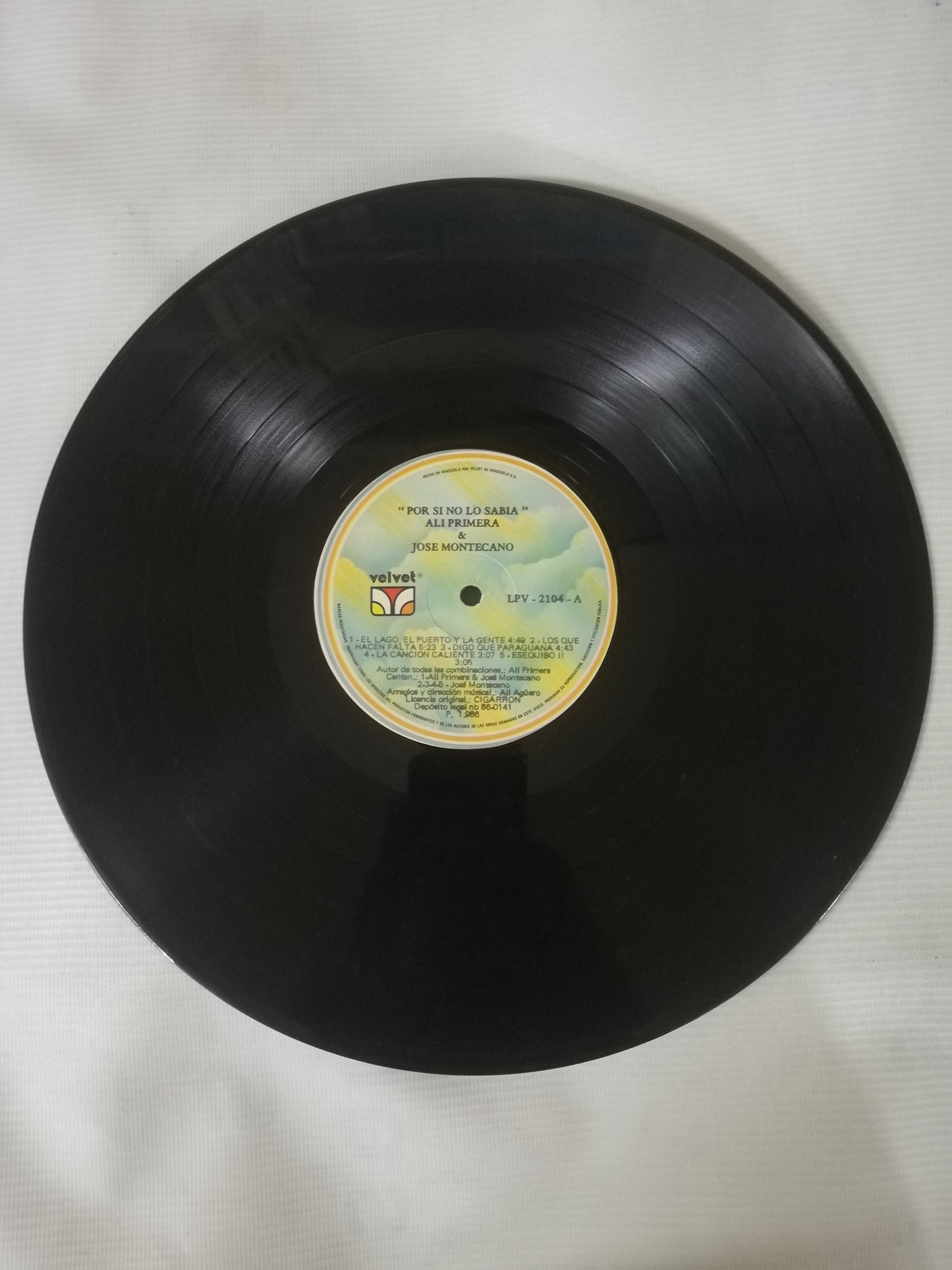 LP ALI PRIMERA / JOSÉ MONTECANO - POR SI NO LO SABIA