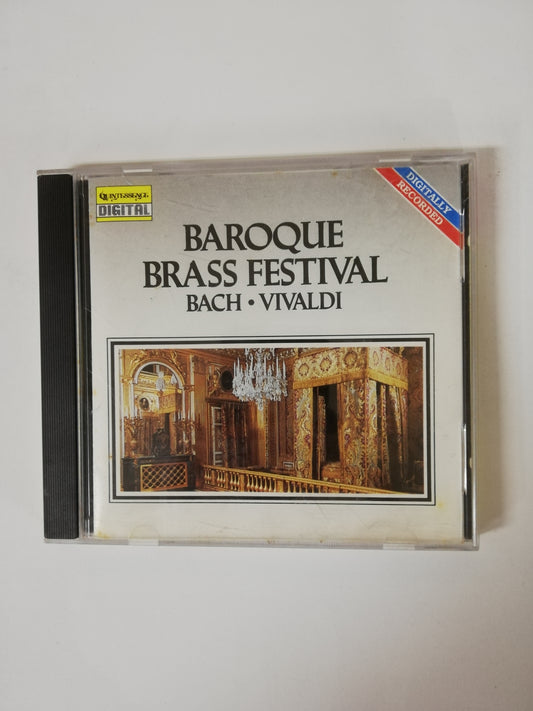 CD BACH - VIVALDI - BARROQUE BRASS FESTIVAL