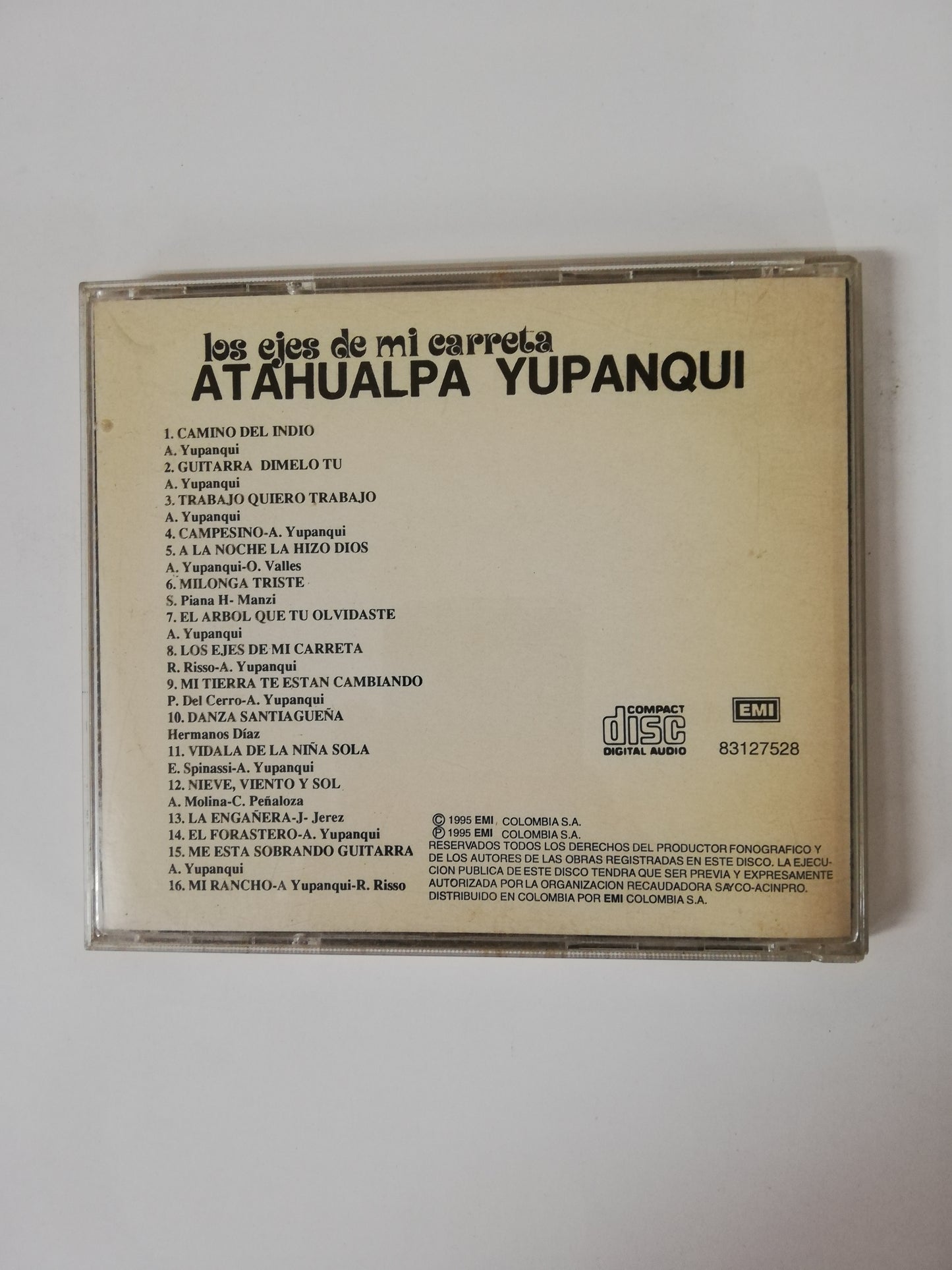 CD ATAHUALPA YUPANQUI - LOS EJES DE MI CARRETA