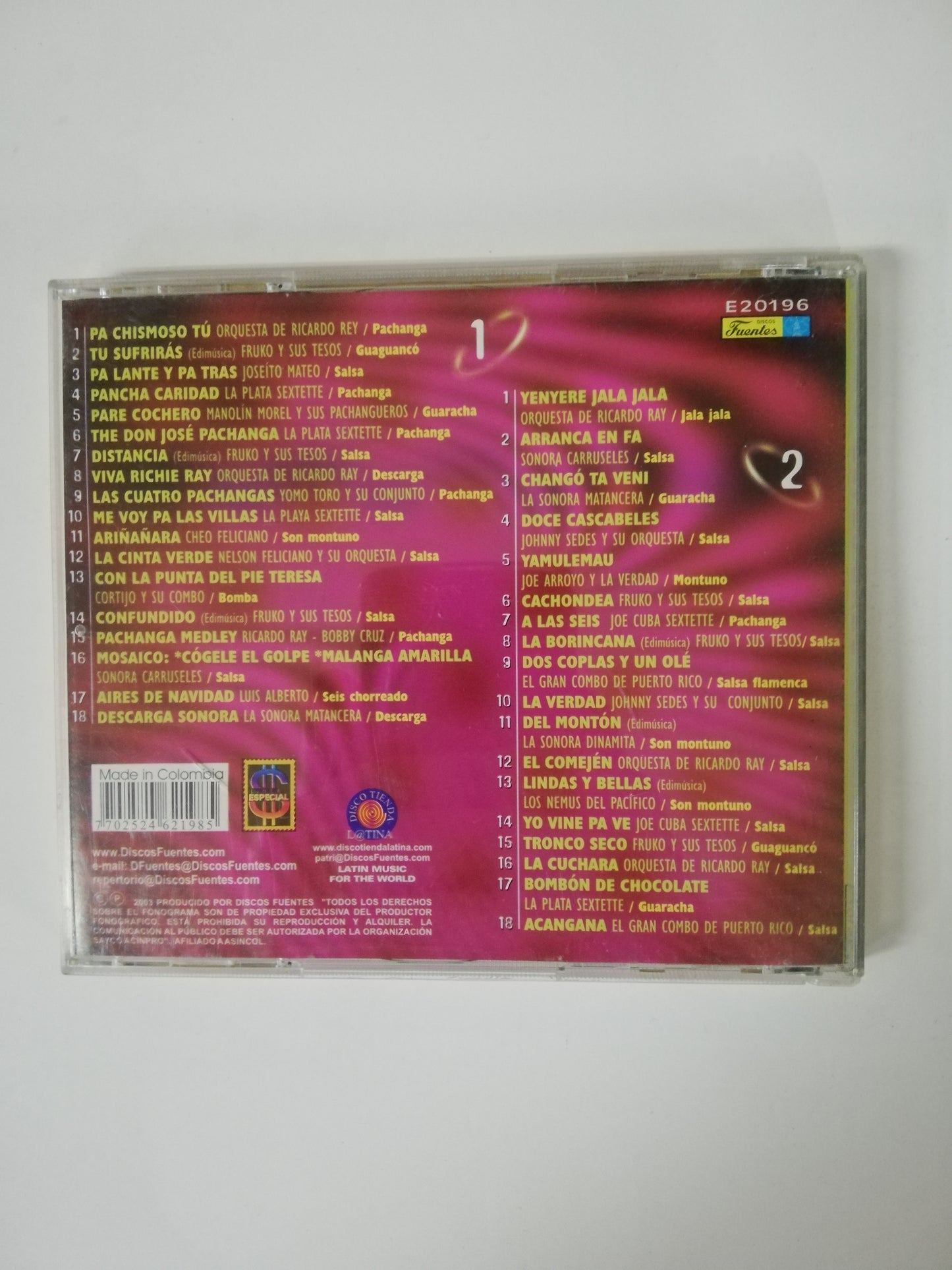 CD SALSA DURA PARA ESTADEROS - VARIOS INTÉRPRETES - CD X 2
