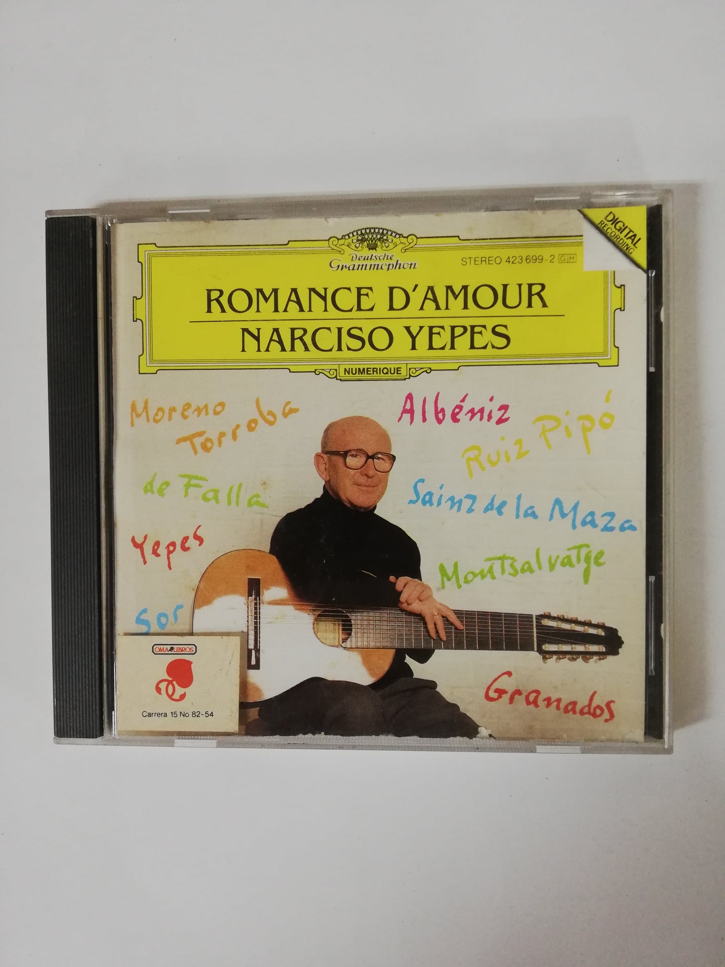 CD NARCISO YEPES - ROMANCE D´AMOUR