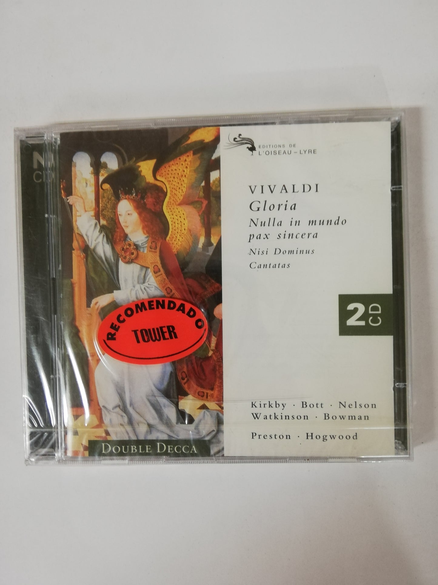 CD VIVALDI - GLORIA/MOTETS/CANTATAS - CD X 2