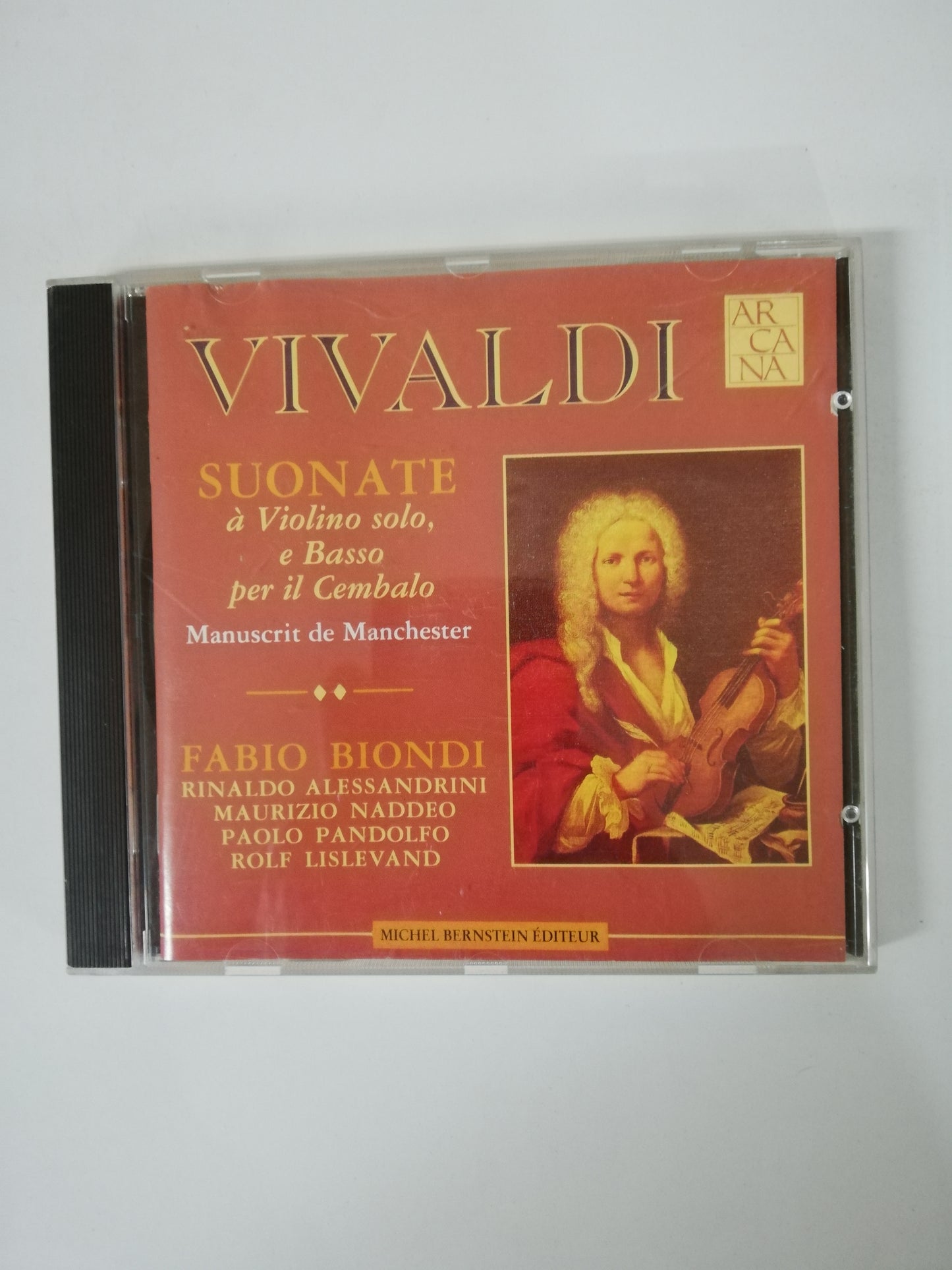 CD VIVALDI - SOUNATE Á VIOLINO SOLO, E BASSO PER IL CEMBOLO