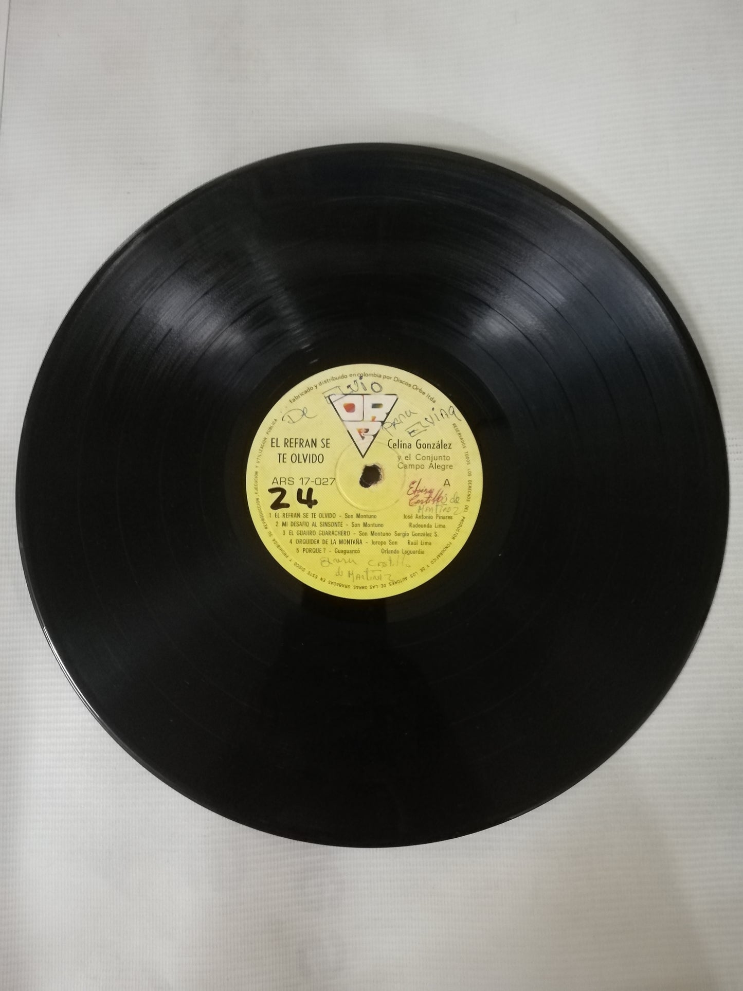 LP CELINA GONZALEZ Y EL CONJUNTO CAMPO ALEGRE - EL REFRAN SE TE OLVIDÓ