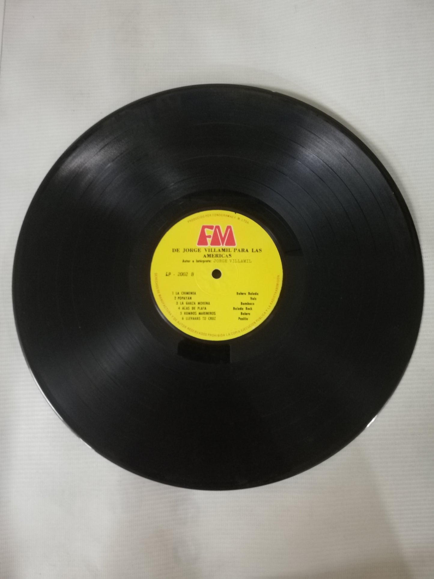 LP JORGE VILLAMIL - DE JORGE VILLAMIL PARA LAS AMERICAS