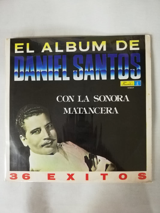 LP DANIEL SANTOS - EL ALBUM DE DANIEL SANTOS CON LA SONORA MATANCERA - 36 EXITOS - VINYL X 3