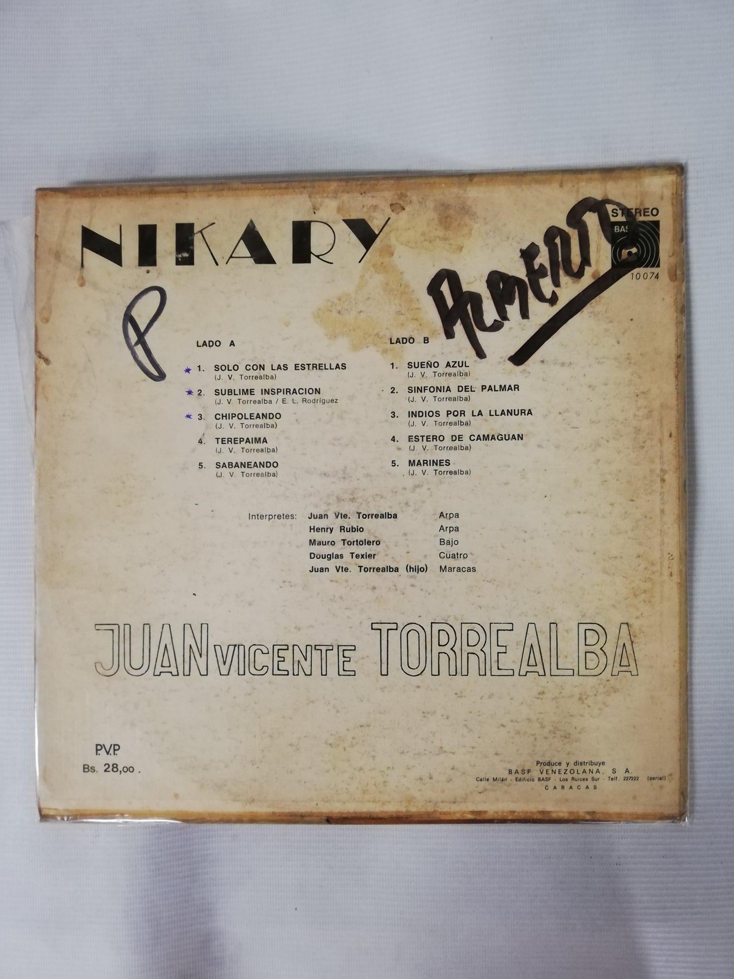 LP NIKARY CON JUAN VICENTE TORREALBA - NIKARY
