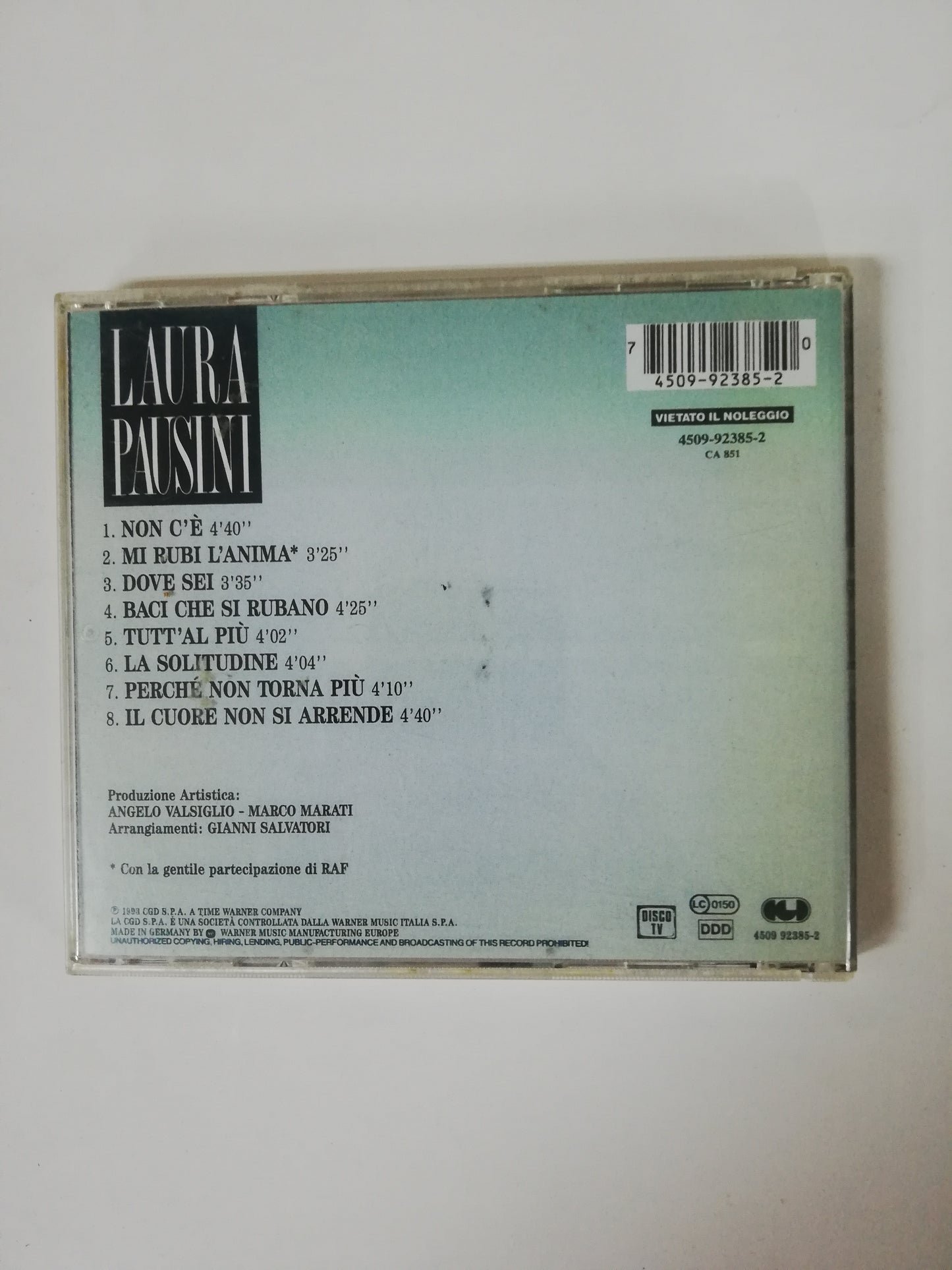 CD LAURA PAUSINI - LAURA PAUSINI