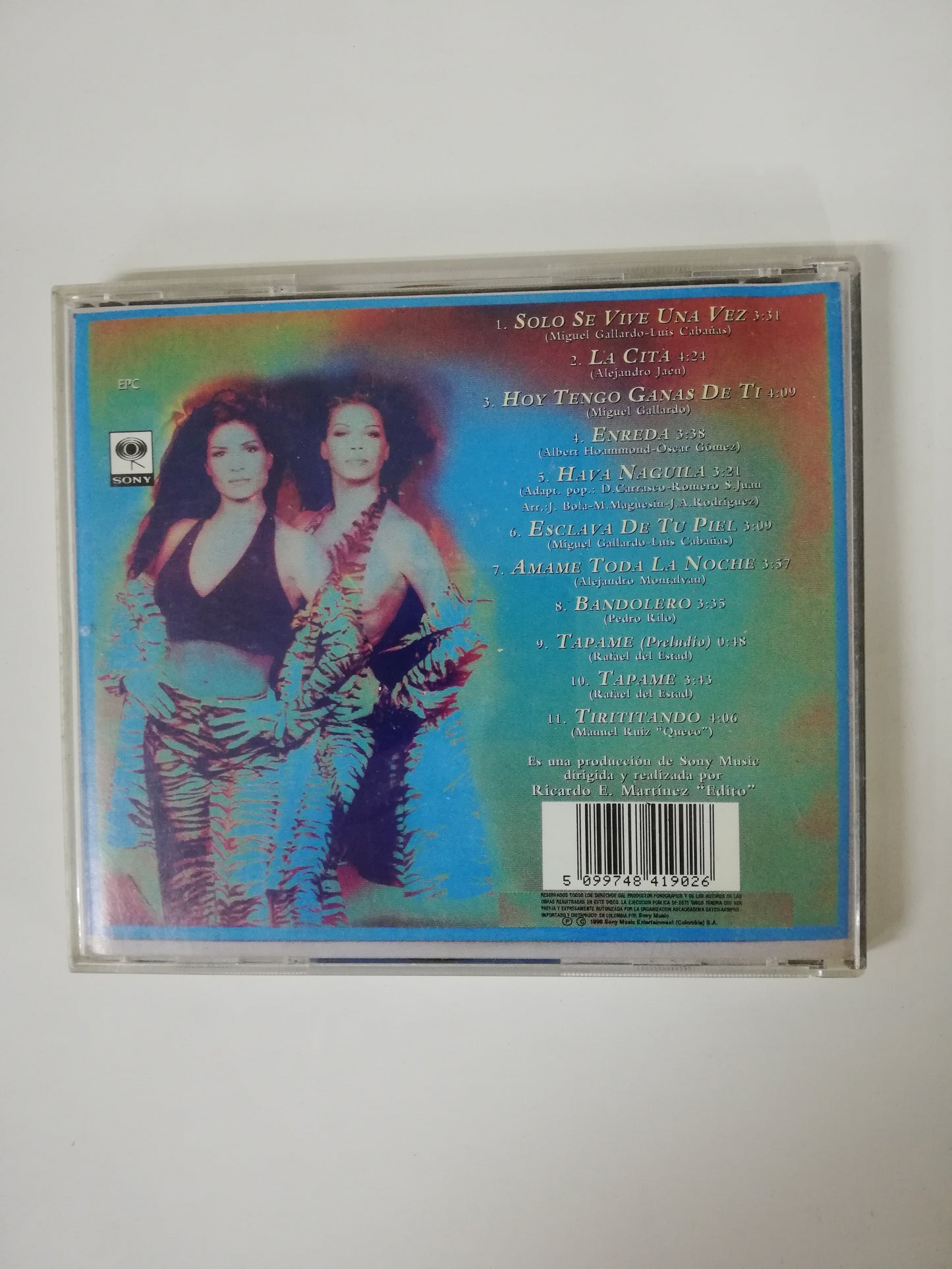 CD AZUCAR MORENO - ESCLAVA DE TU PIEL