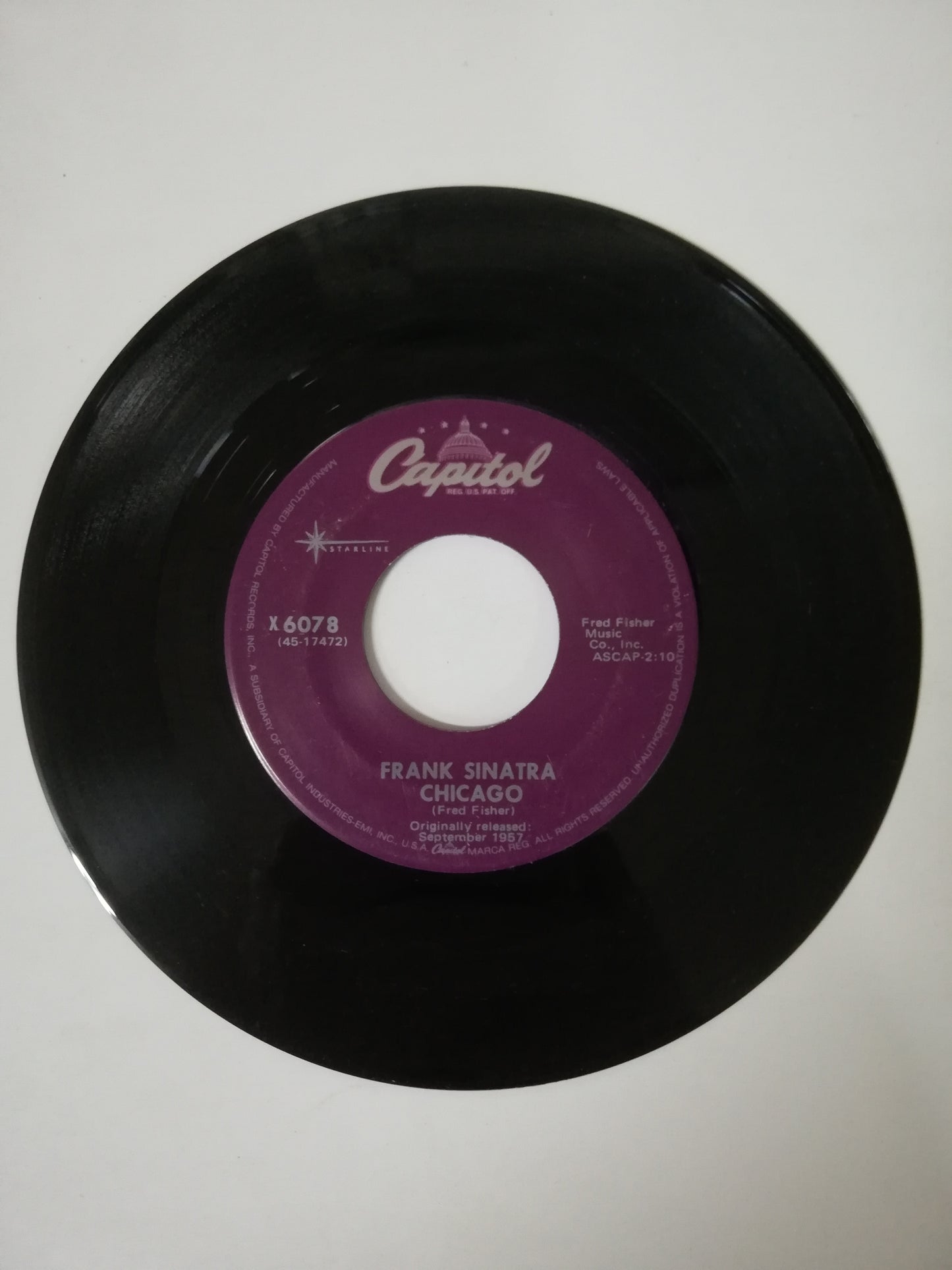 VINILO FRANK SINATRA - CHICAGO / WITCHCRAFT