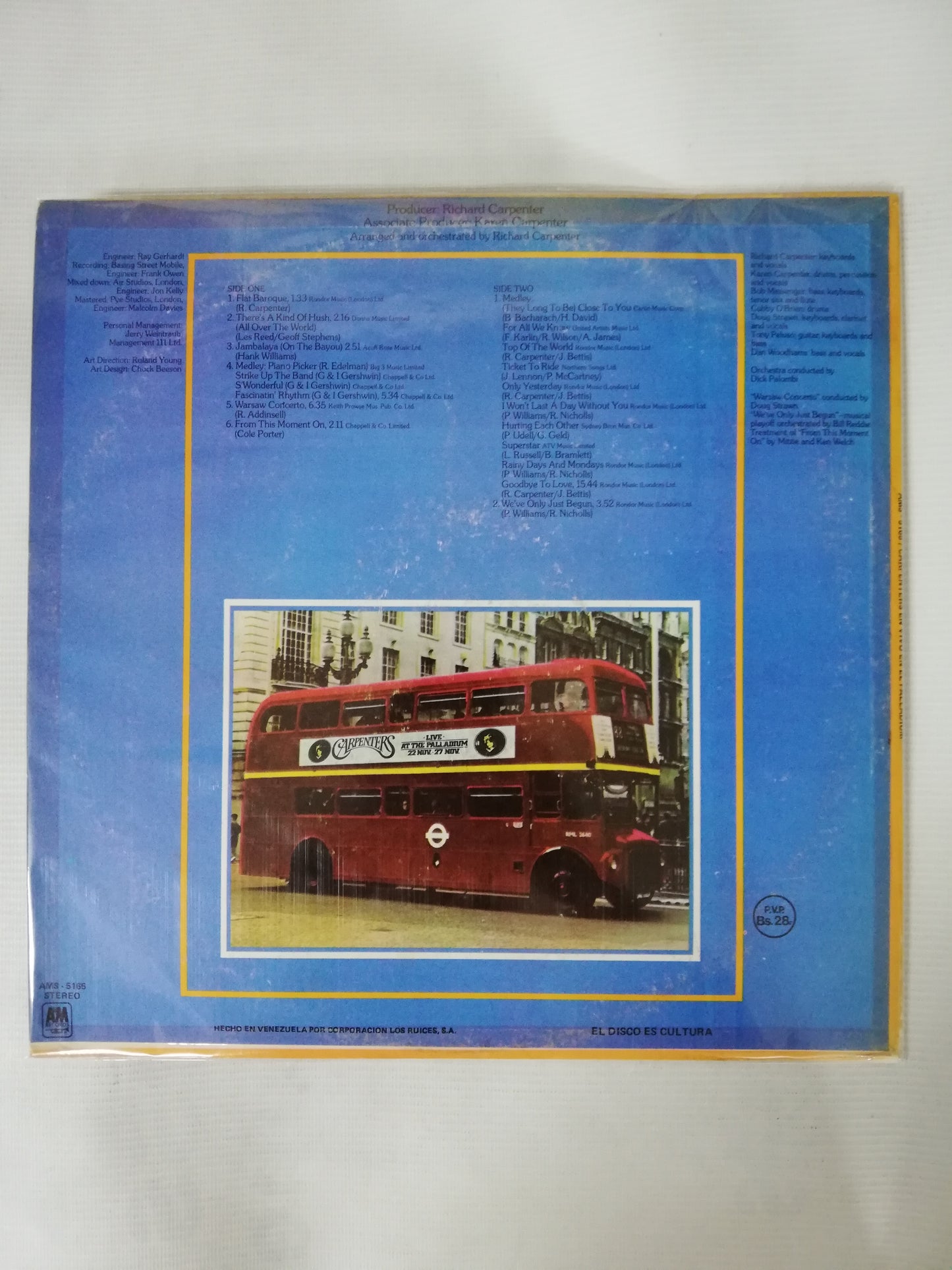 LP CARPENTERS - LIVE AT THE PALLADIUM