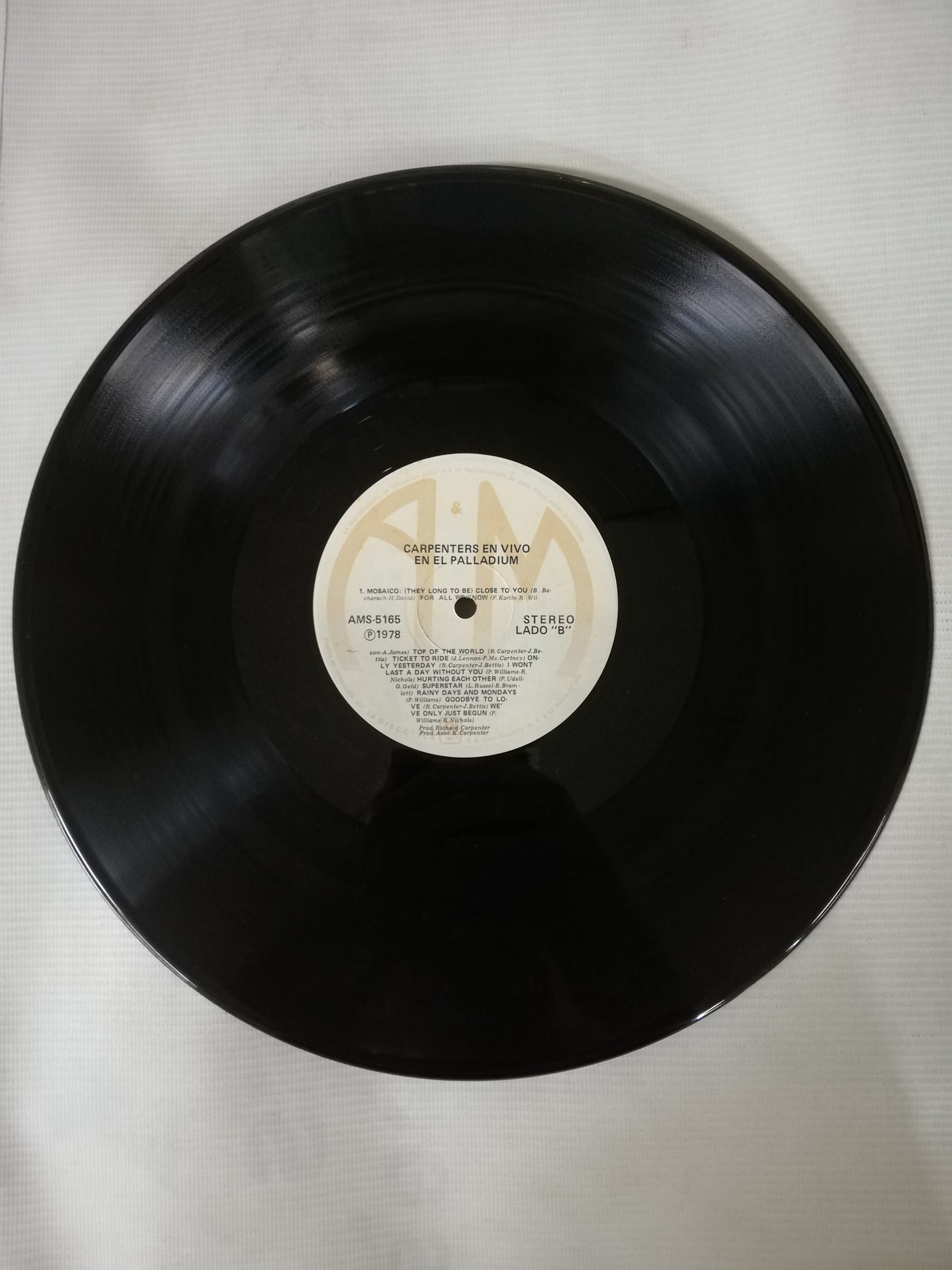 LP CARPENTERS - LIVE AT THE PALLADIUM