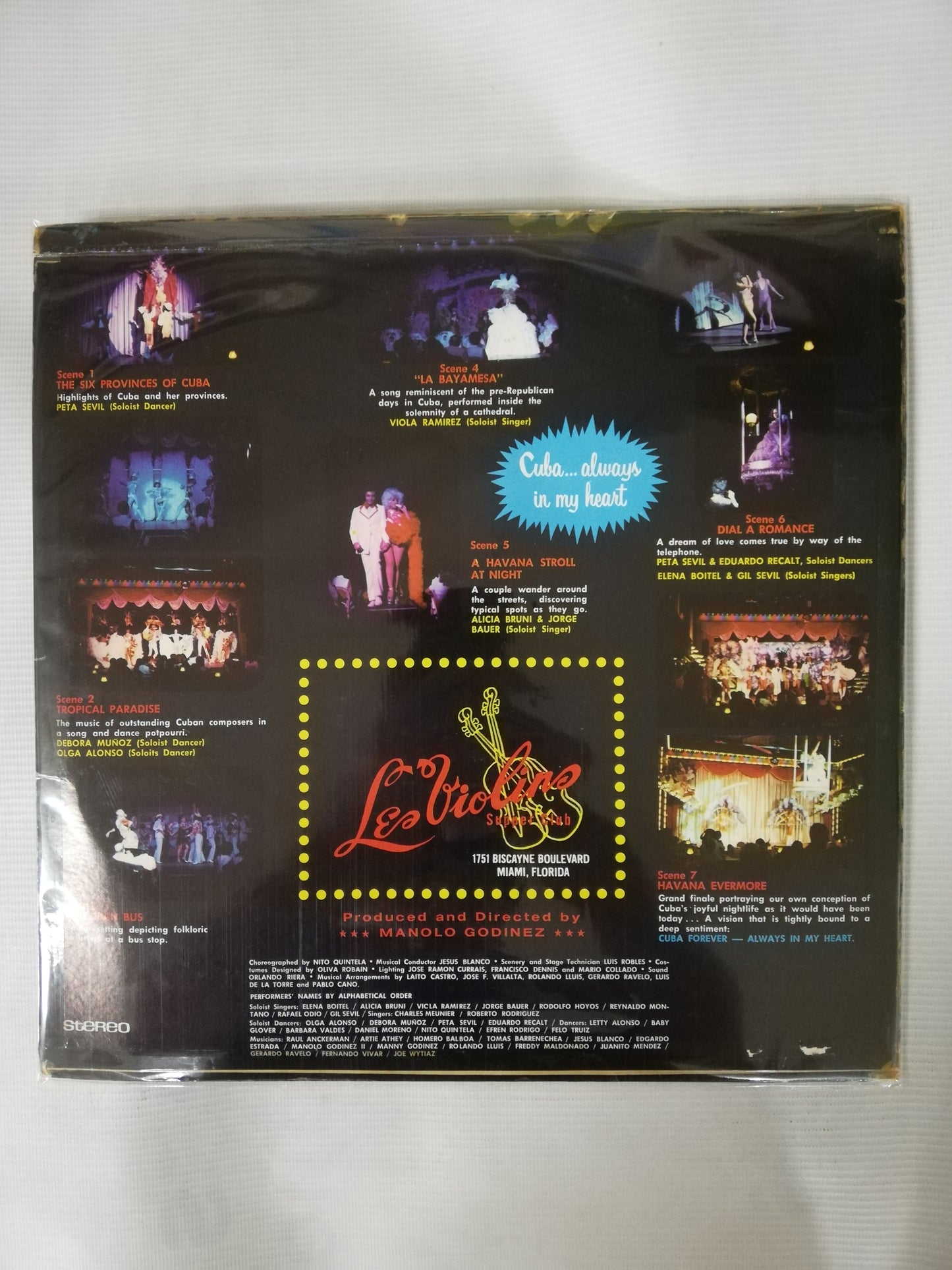 LP LES VIOLINS - CUBA...ALWAYS IN MY HEART
