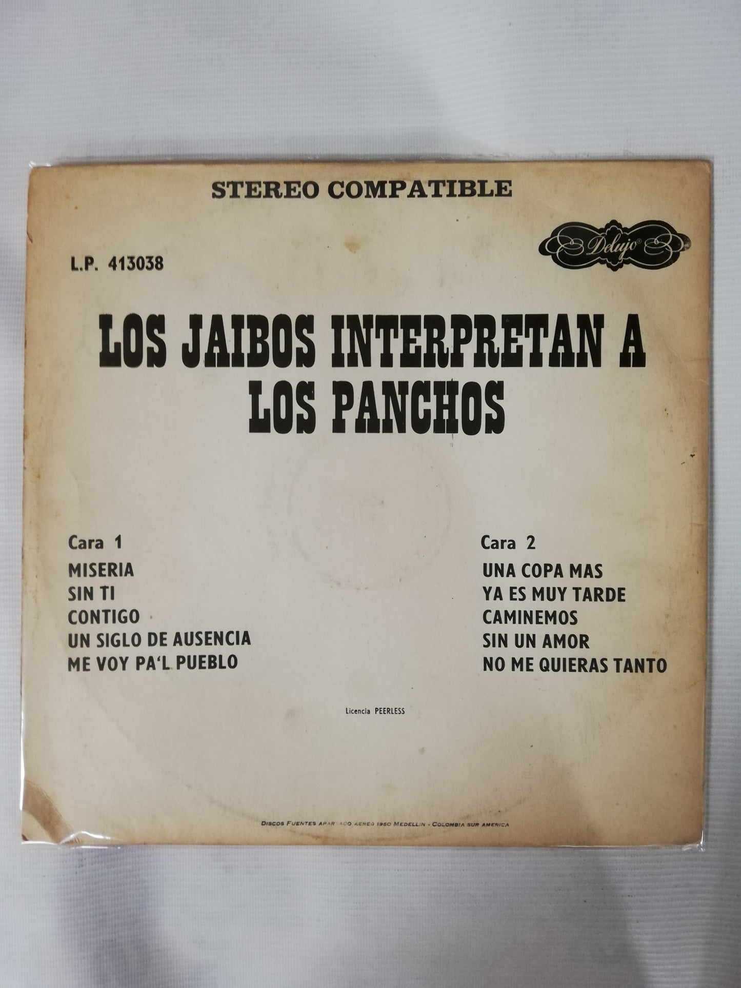 LP LOS JAIBOS - LOS JAIBOS INTERPRETAN A LOS PANCHOS
