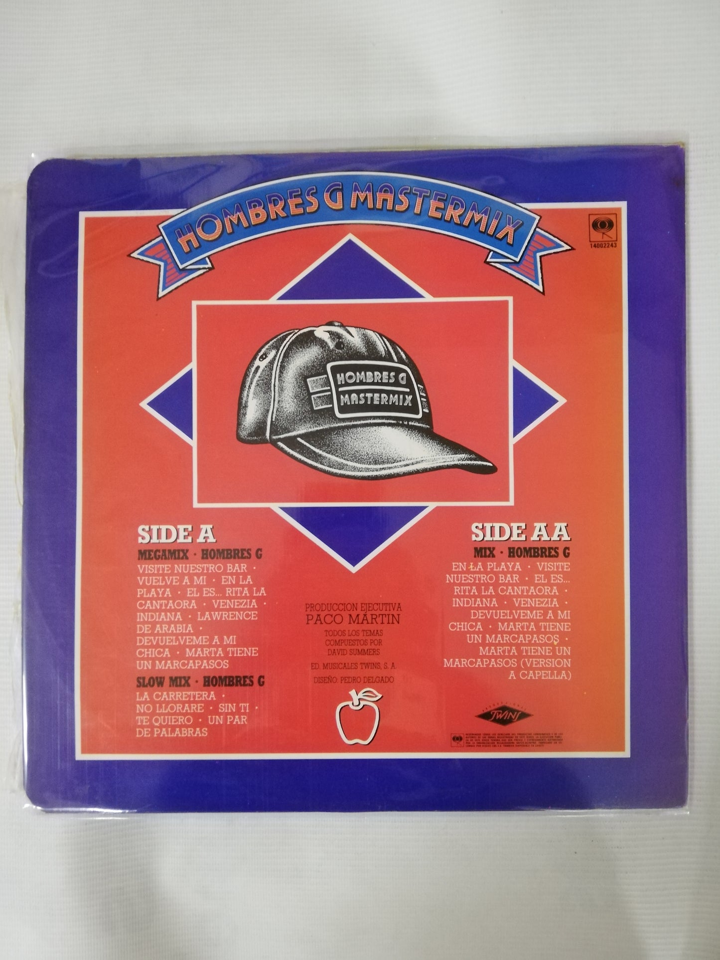 LP HOMBRES G - MASTERMIX HOMBRES G - TODOS SUS EXITOS EN VERSIÓN DISCO-MIX
